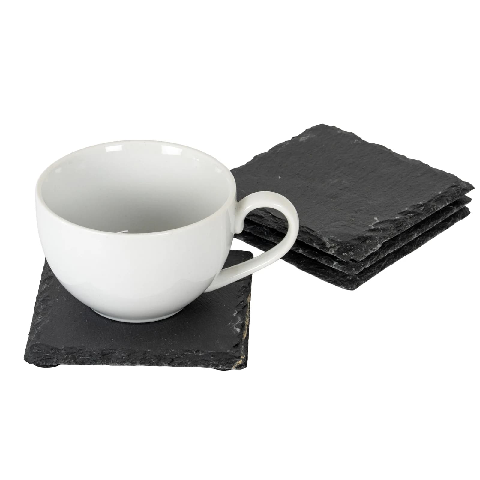 Set of Four Square Slate Coasters - Trays & baskets, photo 3 of 3