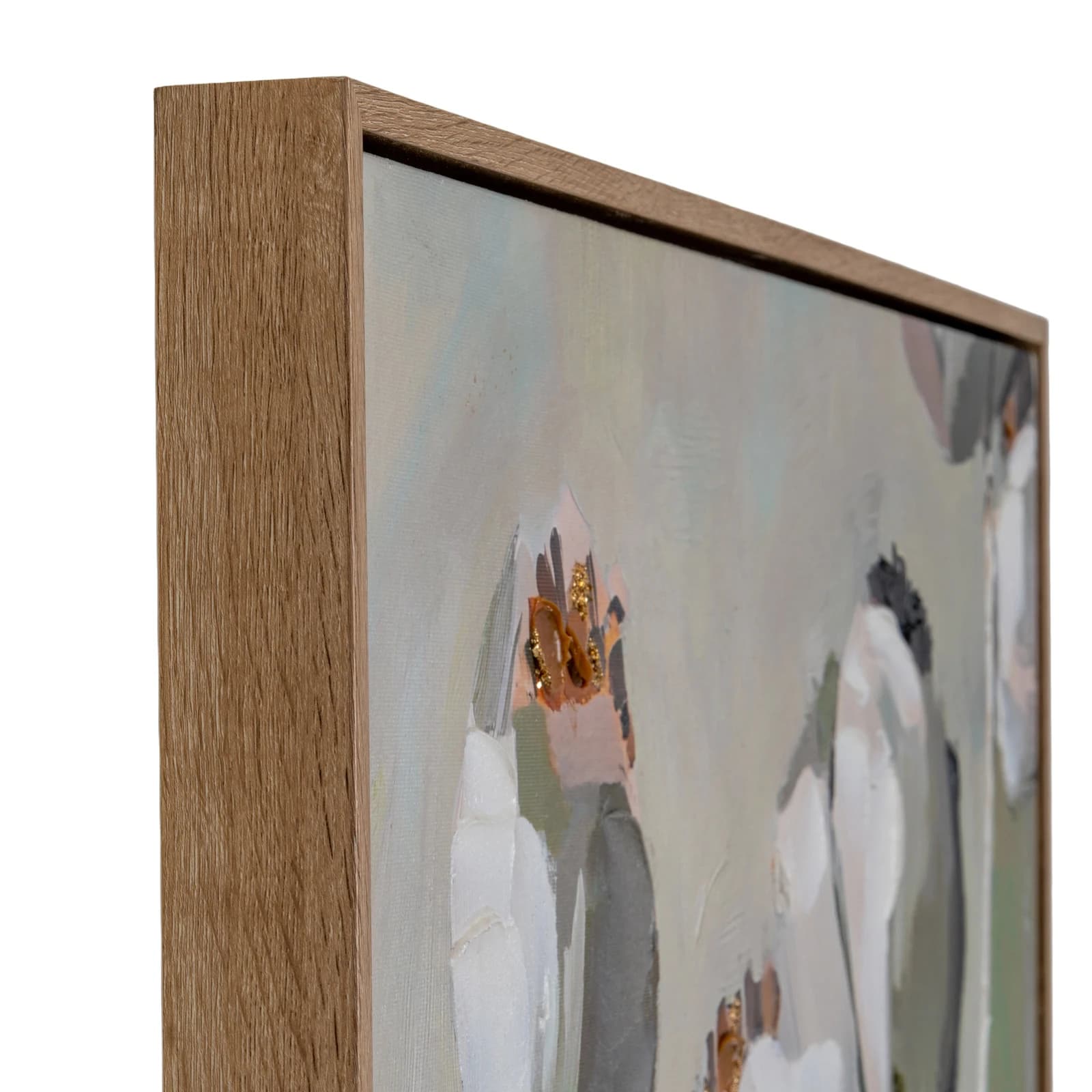 Poppy Heads Hand Painted Canvas in Frame - Wall art & frames, photo 6 of 6