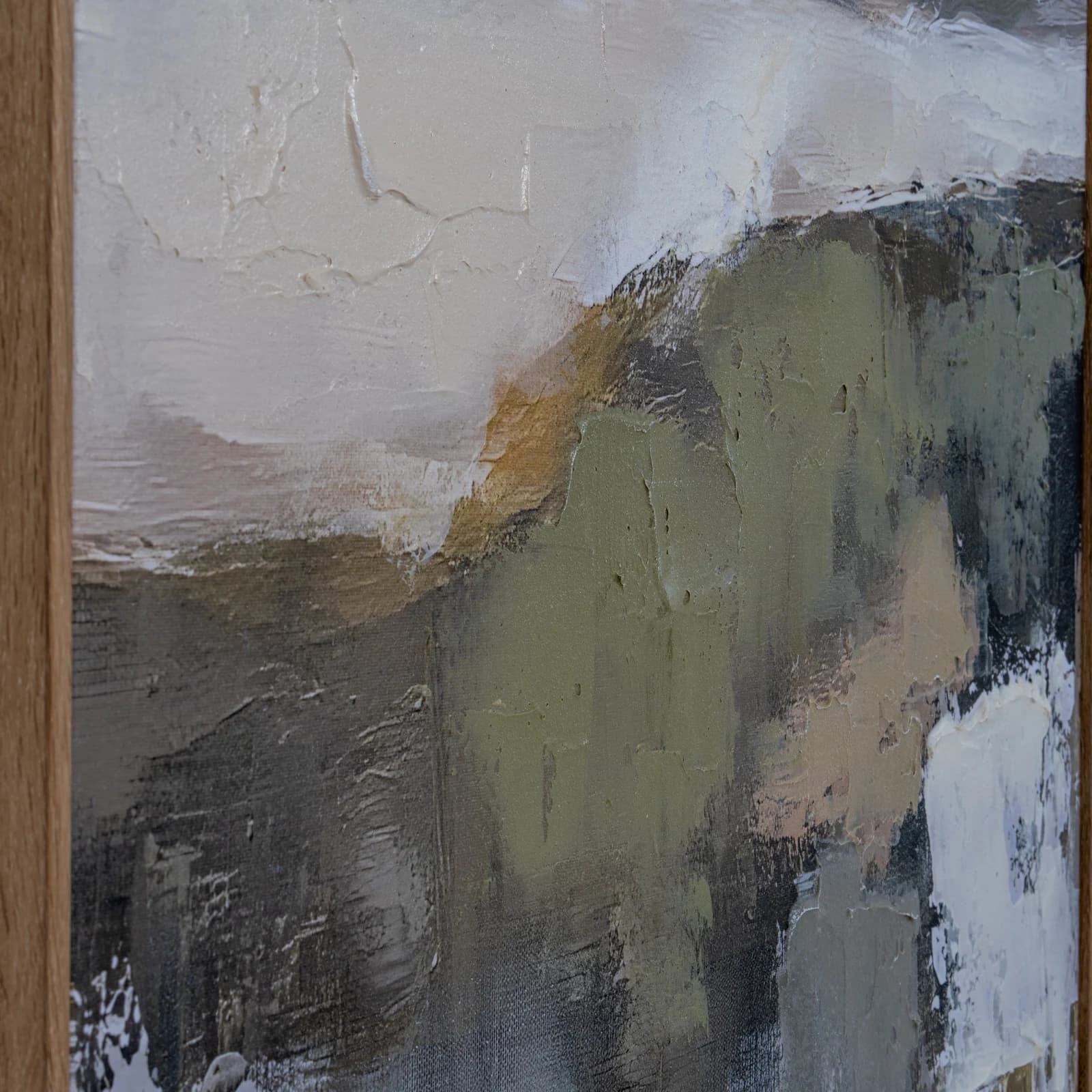 Hillside View Hand Painted Canvas in Frame - Wall art & frames, photo 4 of 5