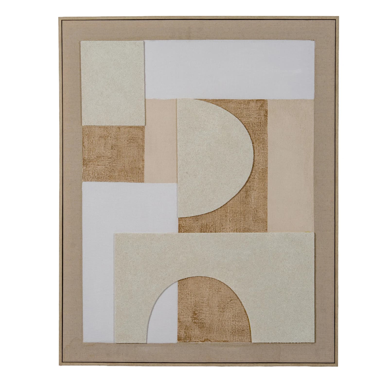 Lumera Linen Textured Canvas in Frame - Wall art & frames, photo 2 of 5