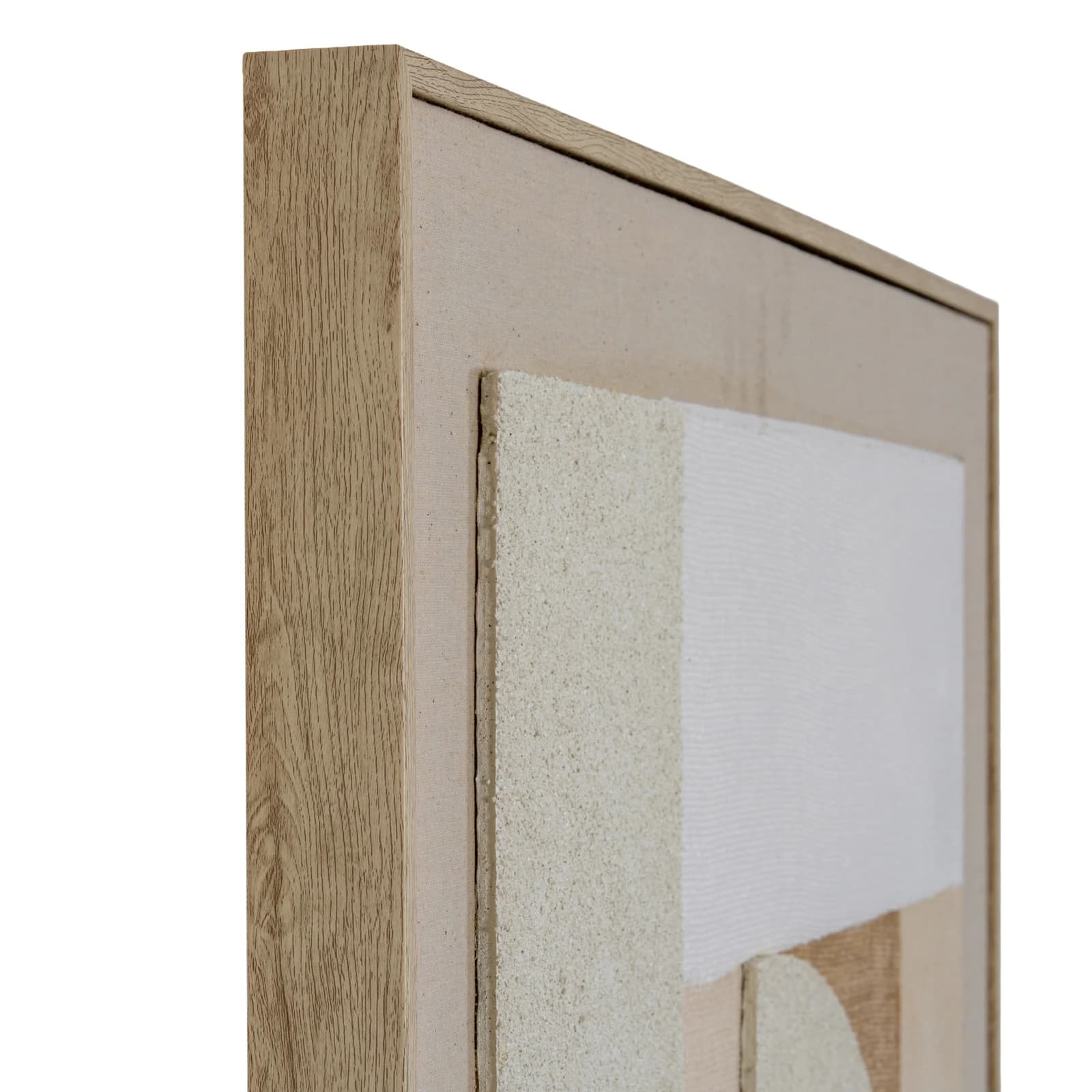 Lumera Linen Textured Canvas in Frame - Wall art & frames, photo 5 of 5