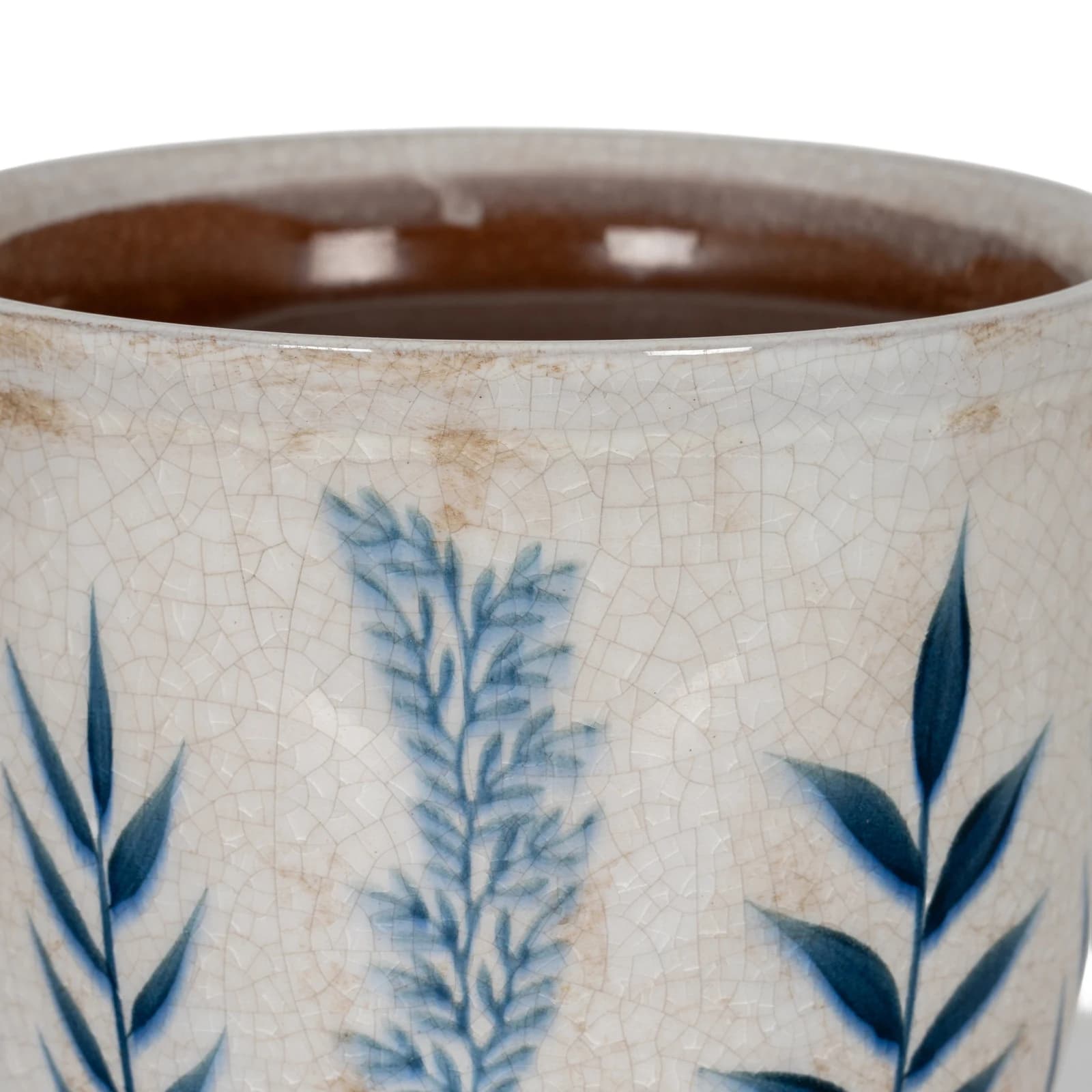 Small Blue Flora Planter Pot - Planters & pots, photo 3 of 3