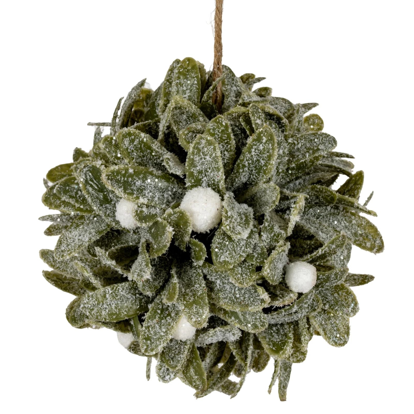 Frosted Mistletoe Ball Decoration - Artificial plants & flowers, photo 2 of 2