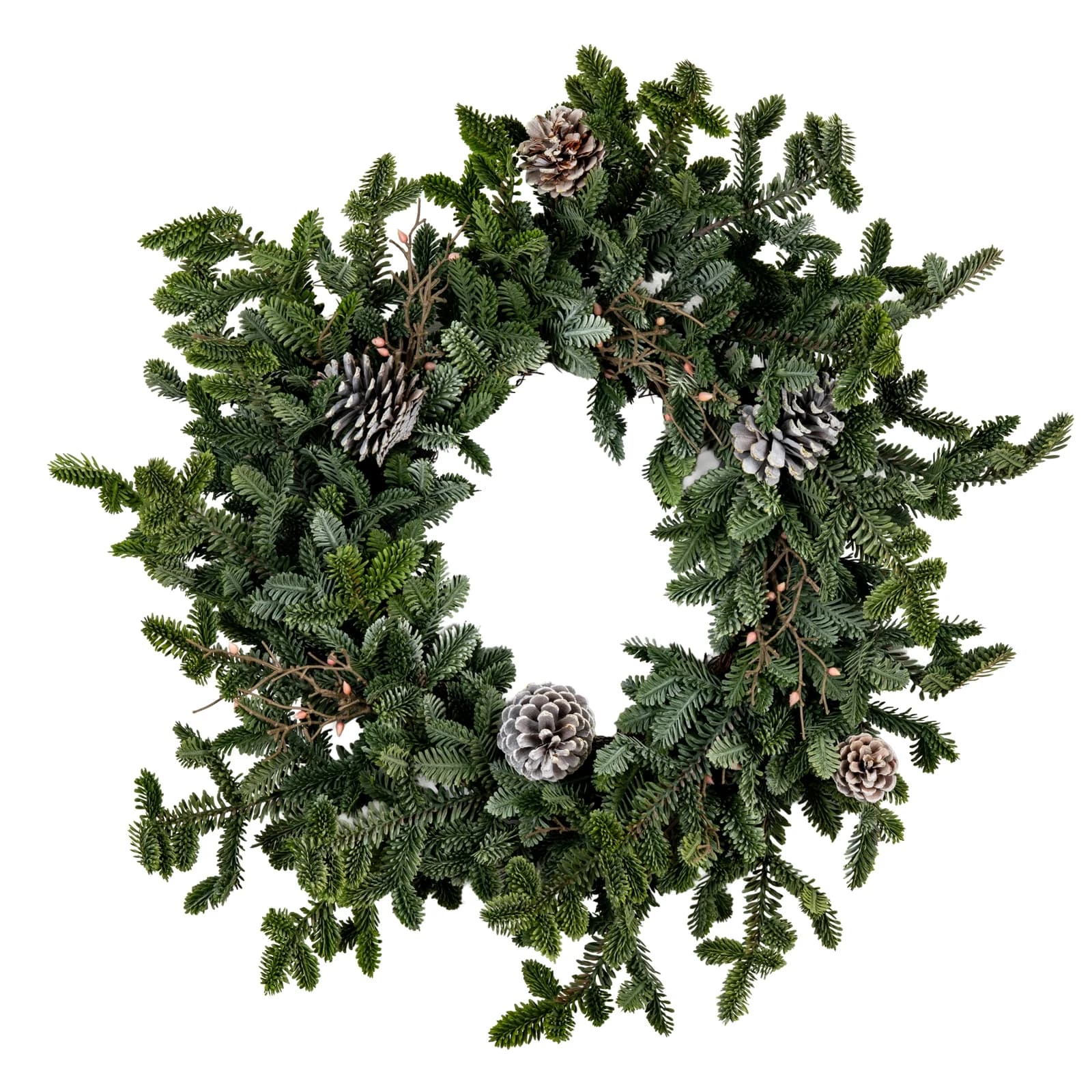 Woodland Pine Wreath With Pinecones - Sculptures & ornaments, photo 2 of 4