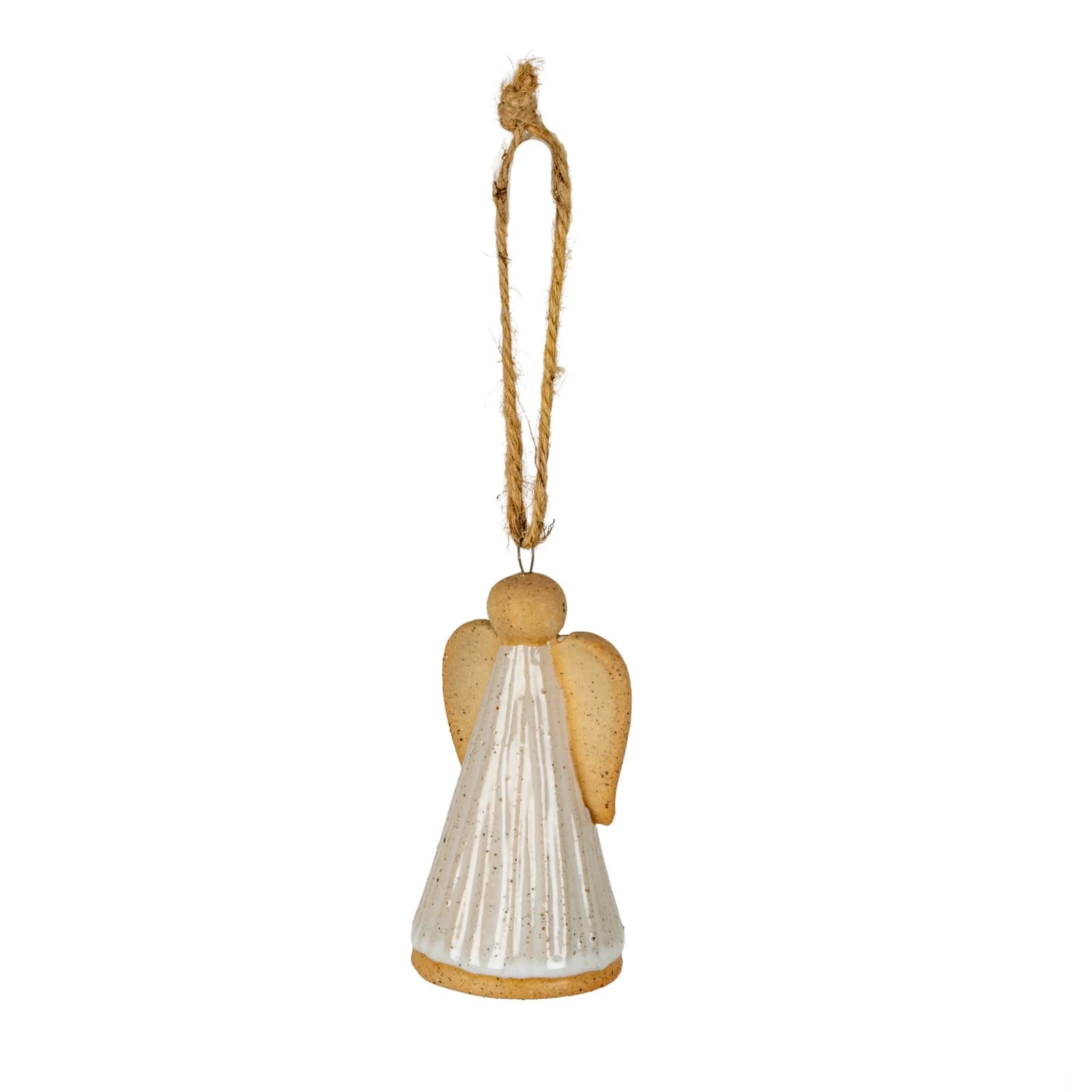 Flurry Angel Ceramic Tree Ornament - Sculptures & ornaments, photo 2 of 3