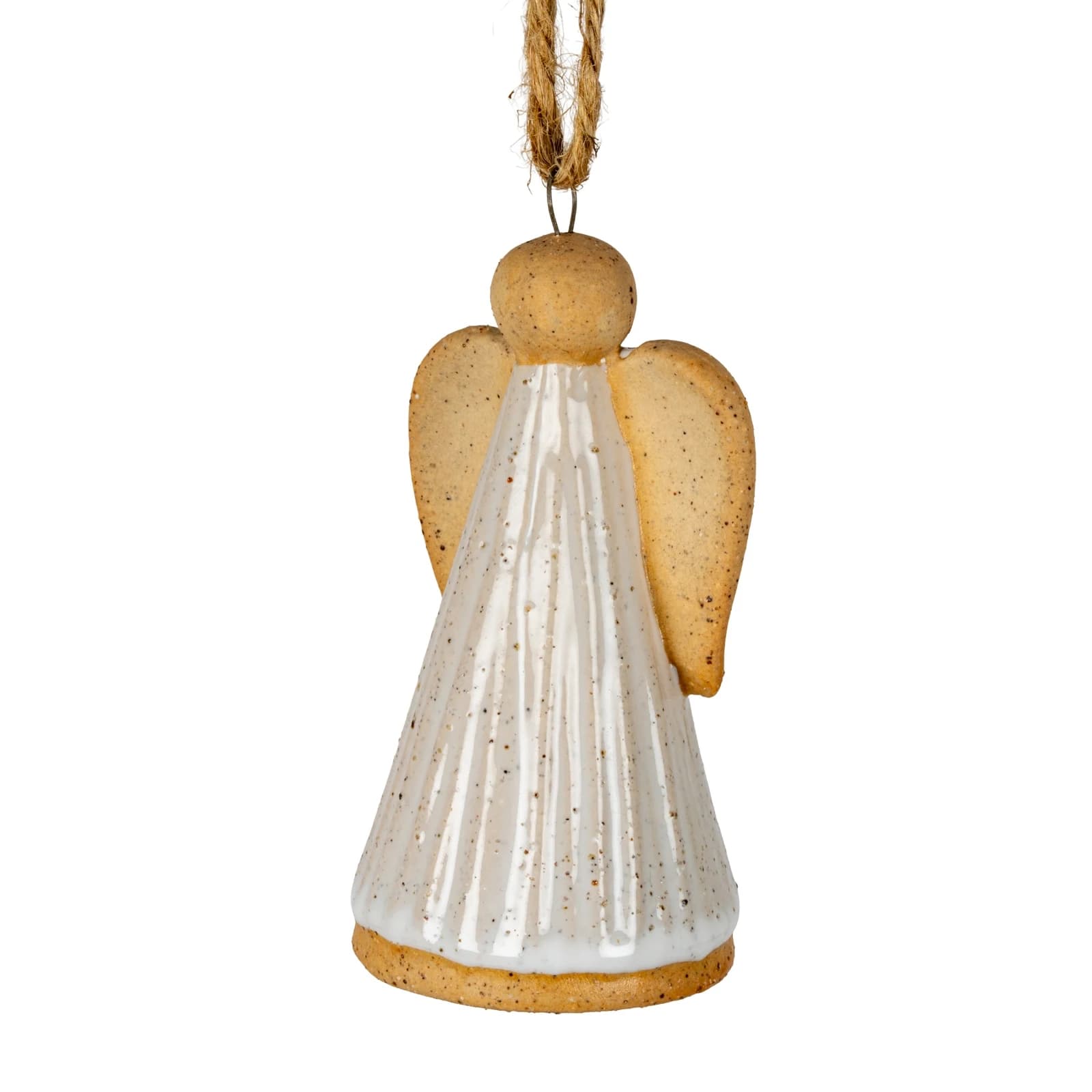 Flurry Angel Ceramic Tree Ornament - Sculptures & ornaments, photo 3 of 3