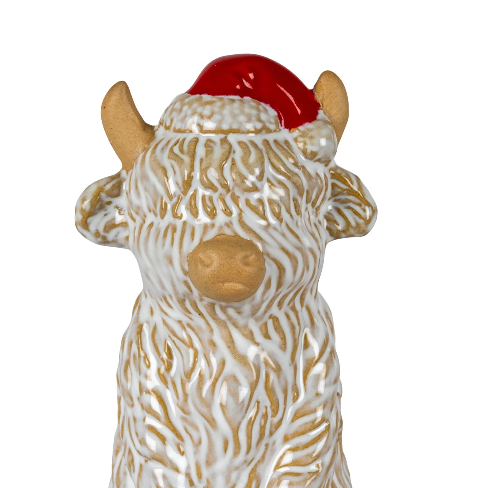 Merry Moo Ceramic Cow Ornament - Sculptures & ornaments, photo 2 of 3