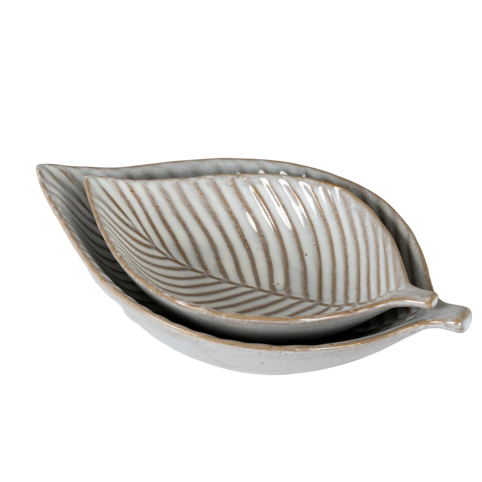 Alora Ceramic Elm Leaf Large Dish - Decorative, photo 3 of 4