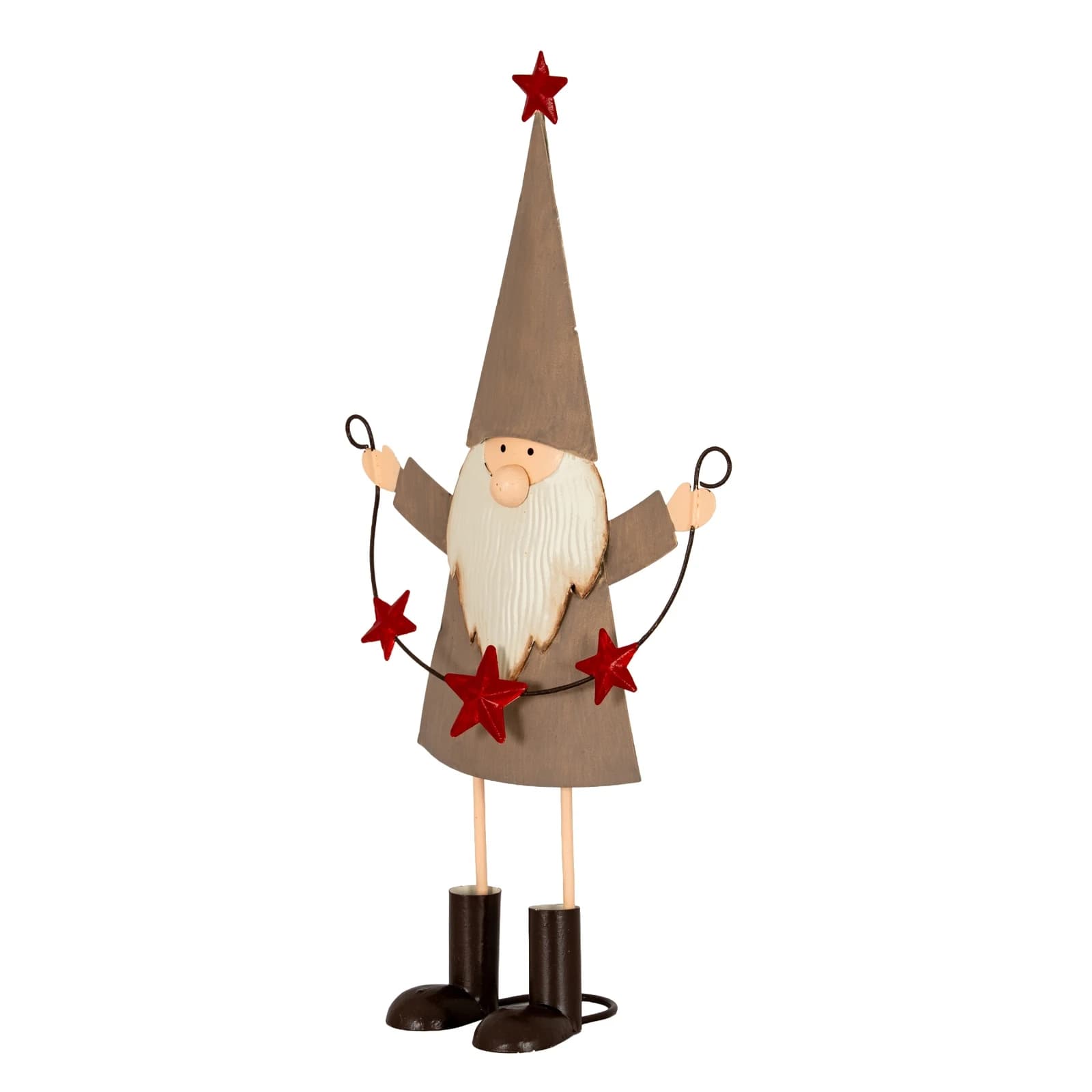 Cheeky Metal Elf with Star Garland - Decorative, photo 2 of 3