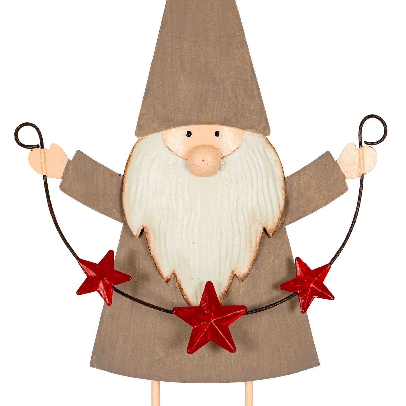 Cheeky Metal Elf with Star Garland - Decorative, photo 3 of 3