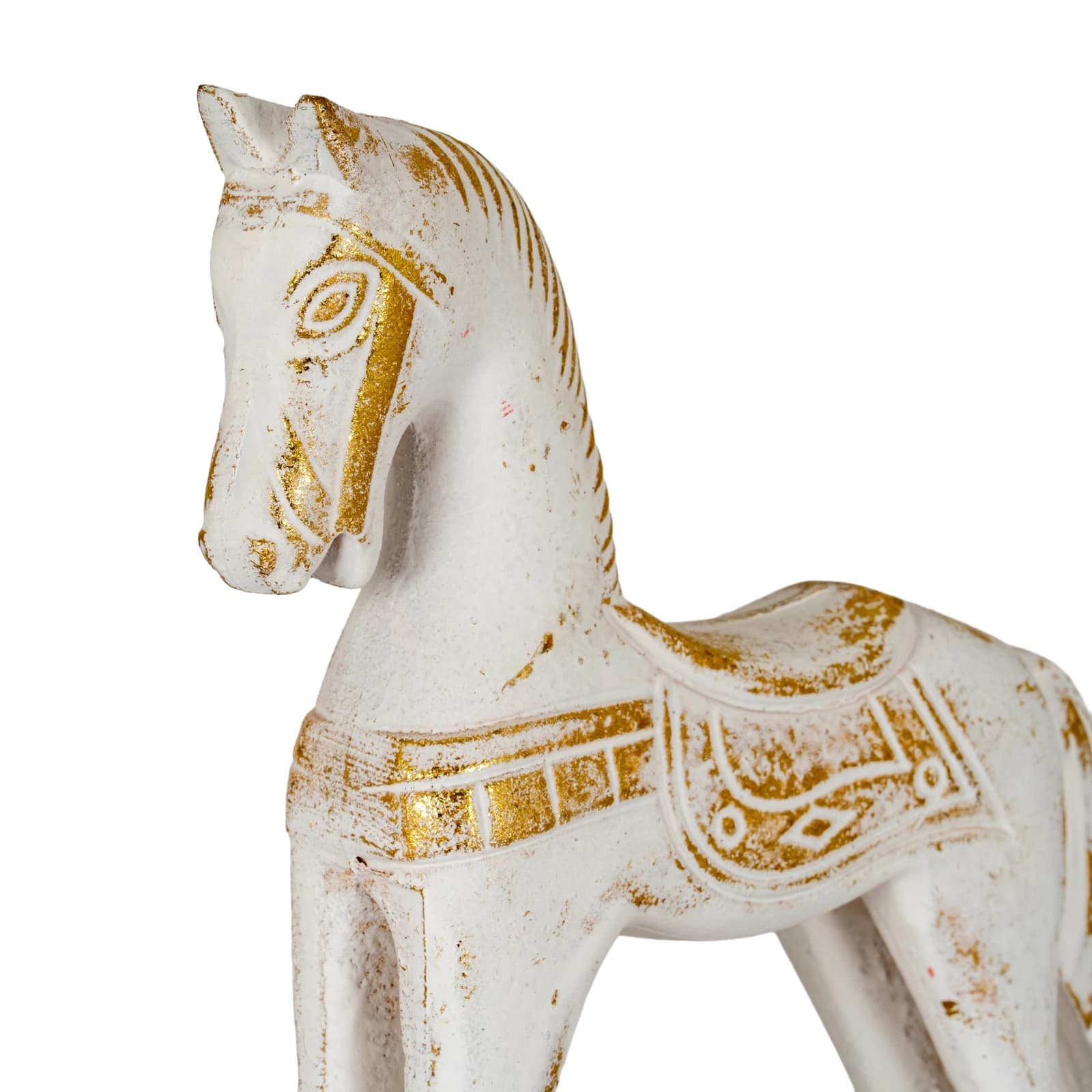 Small Whitewashed Wooden Rocking Horse - Side tables, photo 3 of 4