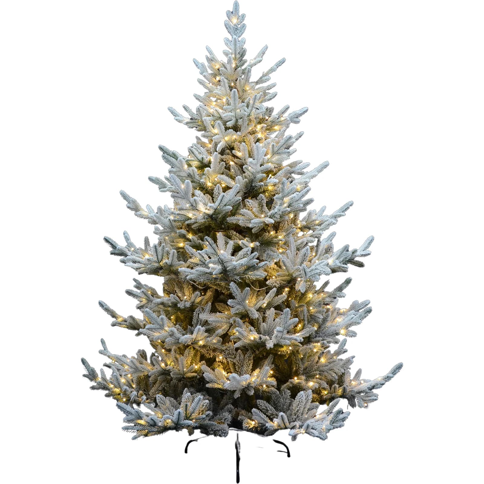Snowy Spruce 7Ft Pre Lit 500 Led Christmas Tree - Artificial plants & flowers, photo 2 of 2