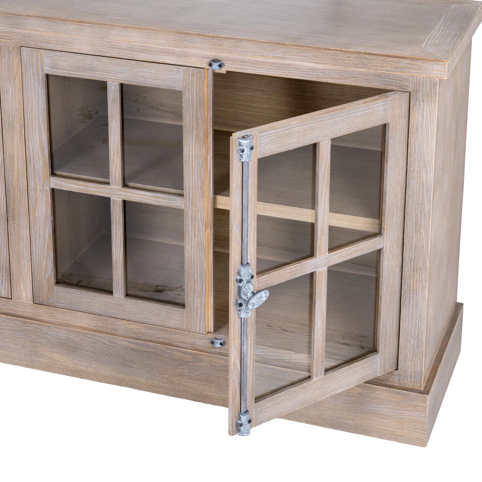 Haldon Collection 4 Door Glazed Sideboard - Sideboards, photo 4 of 6