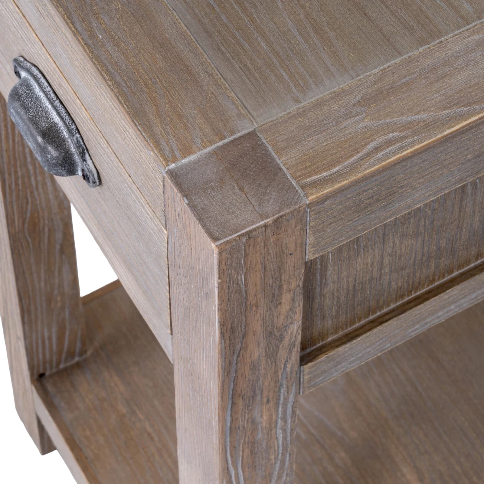 Haldon Collection Large 1 Drawer Lamp Table - Side tables, photo 5 of 6