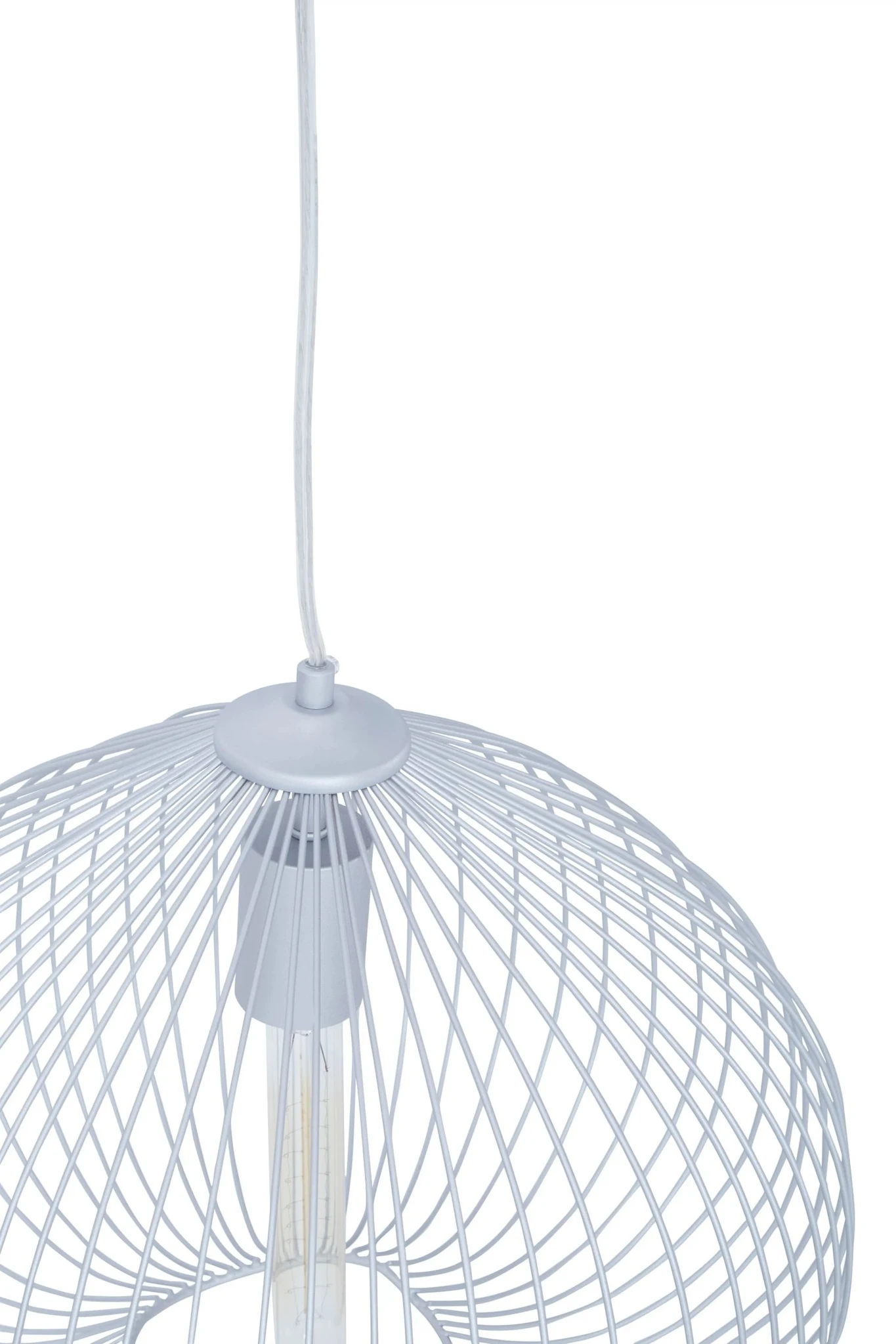 Lavis 1 Bulb Silver Finish Pendant Light - Pendant lights, photo 8 of 8