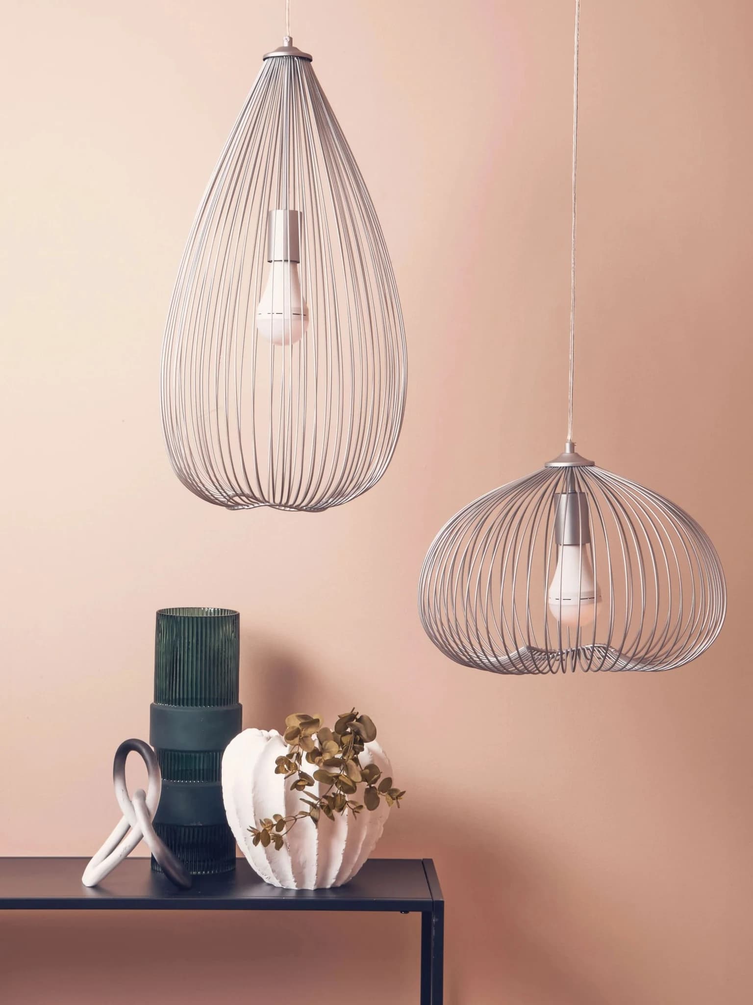 Lavis Teardrop Silver Pendant Light - Pendant lights, photo 3 of 8