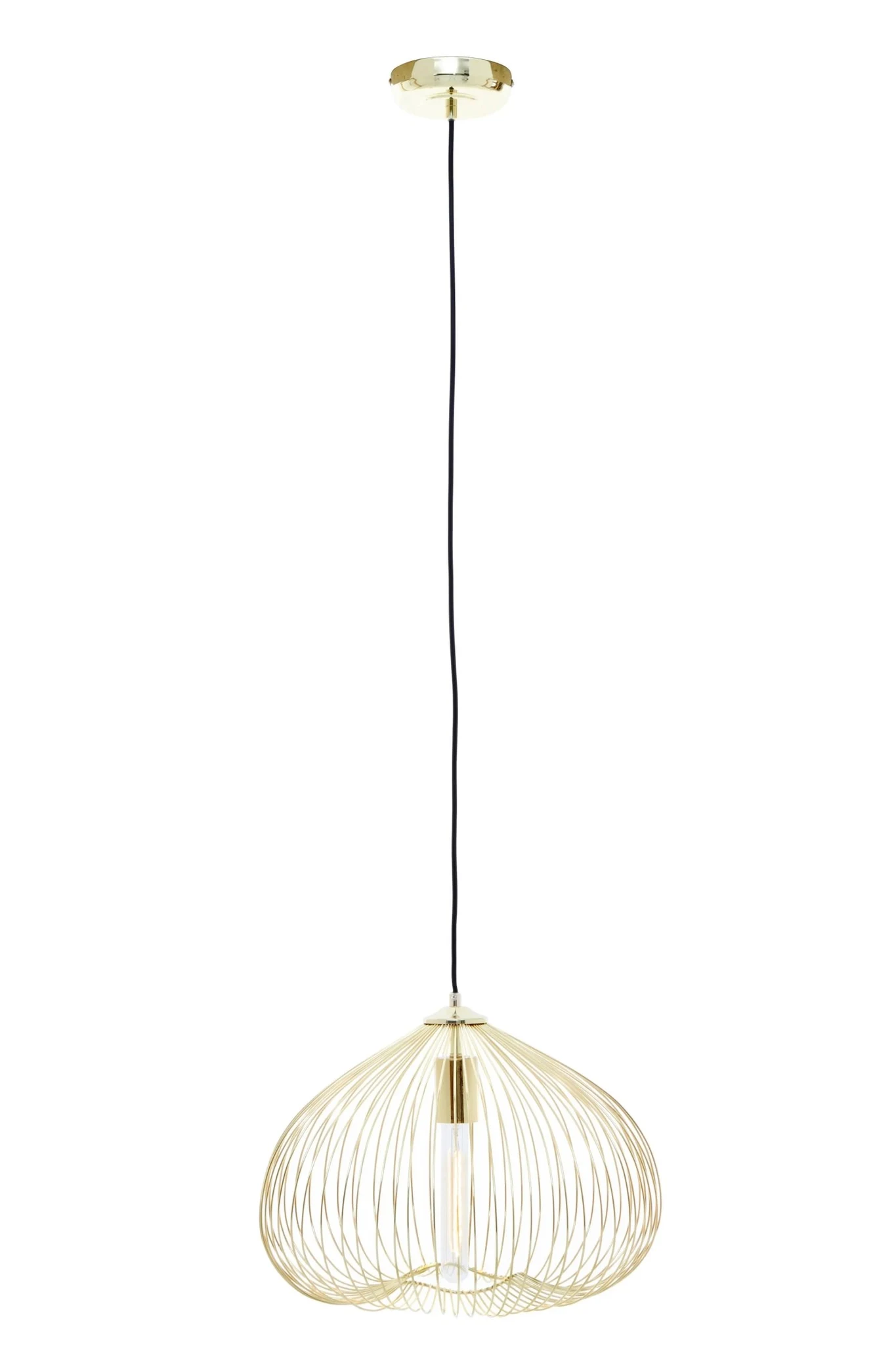 Lavis 1 Bulb Gold Finish Pendant Light - Pendant lights, photo 4 of 6