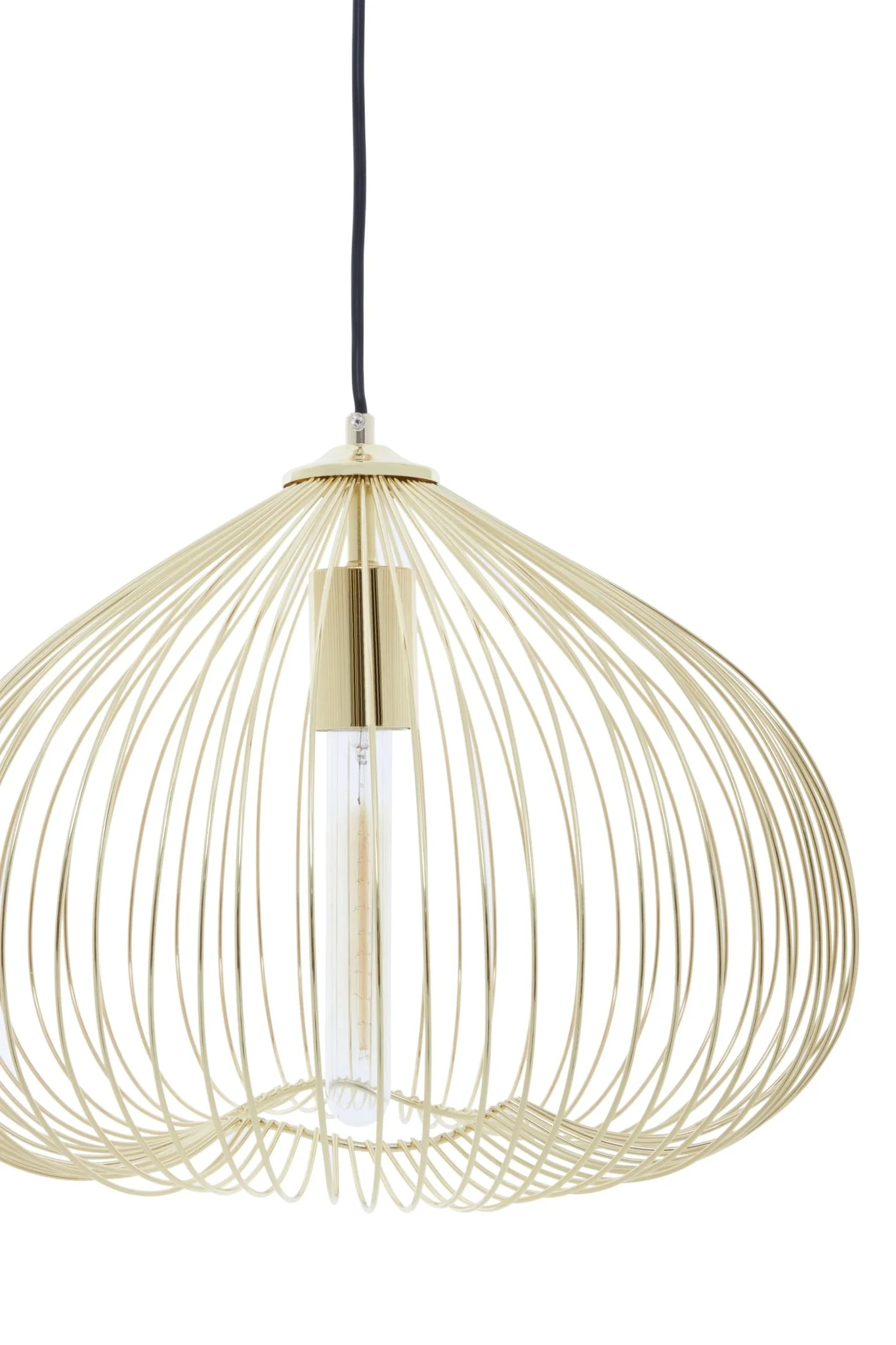 Lavis 1 Bulb Gold Finish Pendant Light - Pendant lights, photo 5 of 6