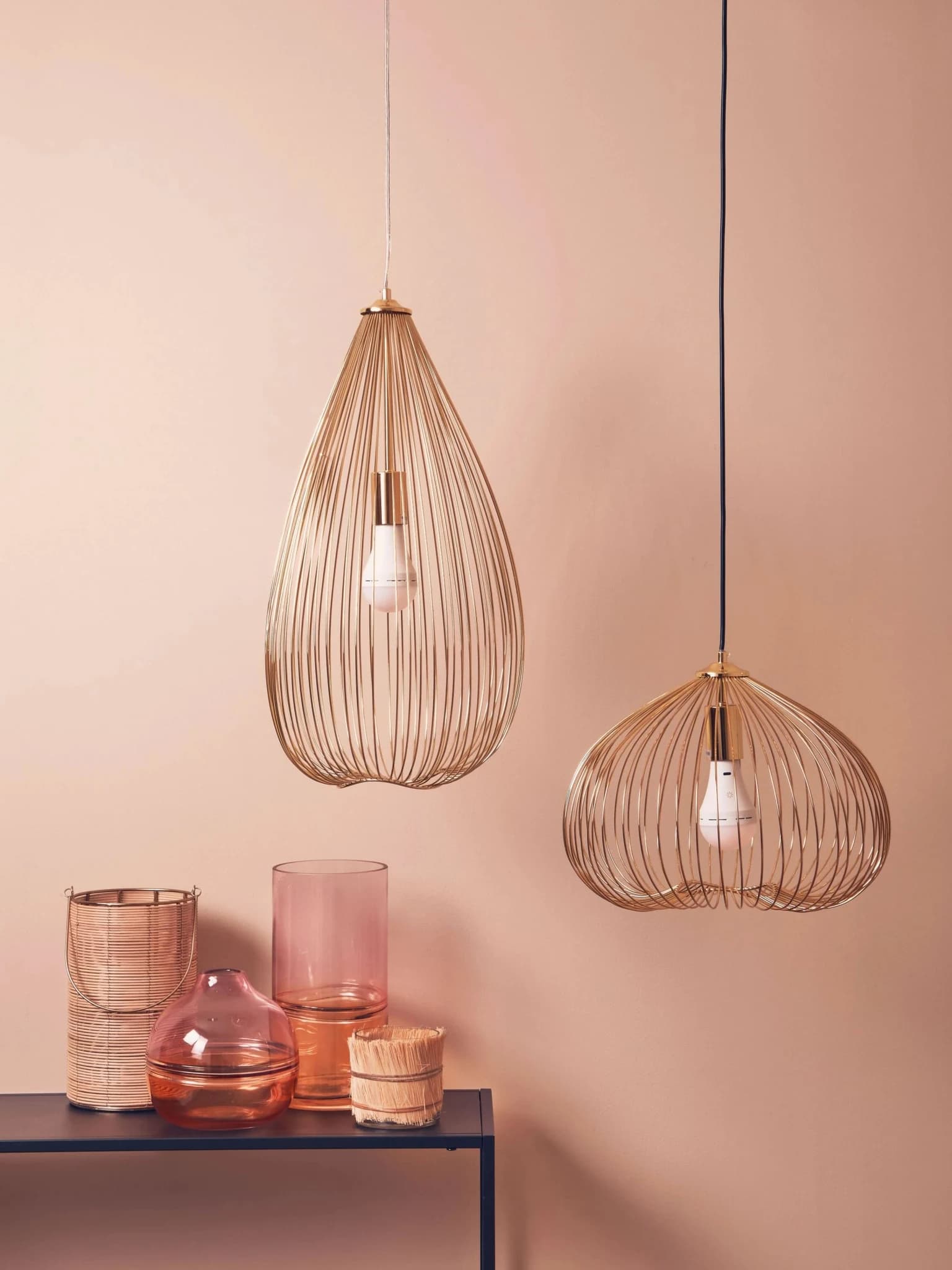 Lavis 1 Bulb Gold Finish Pendant Light - Pendant lights, photo 3 of 6