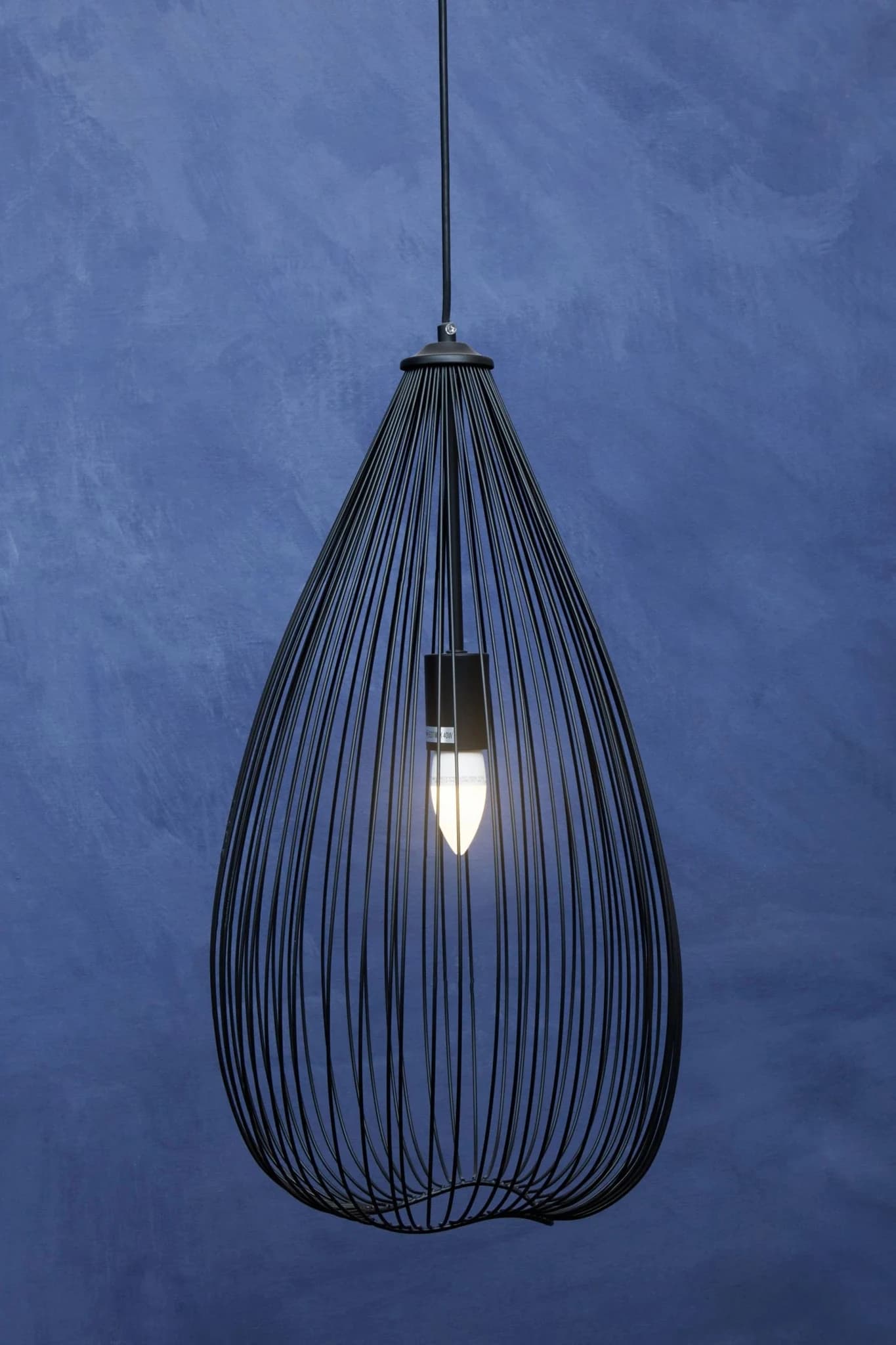 Lavis Teardrop Black Finish Pendant Light - Pendant lights, photo 7 of 8