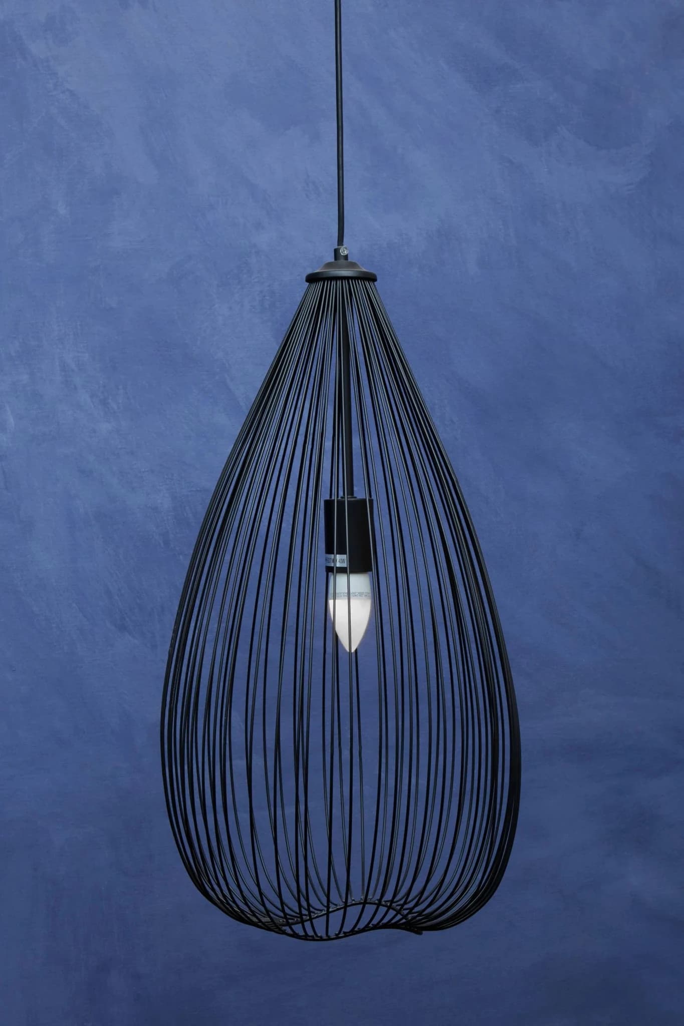 Lavis Teardrop Black Finish Pendant Light - Pendant lights, photo 6 of 8