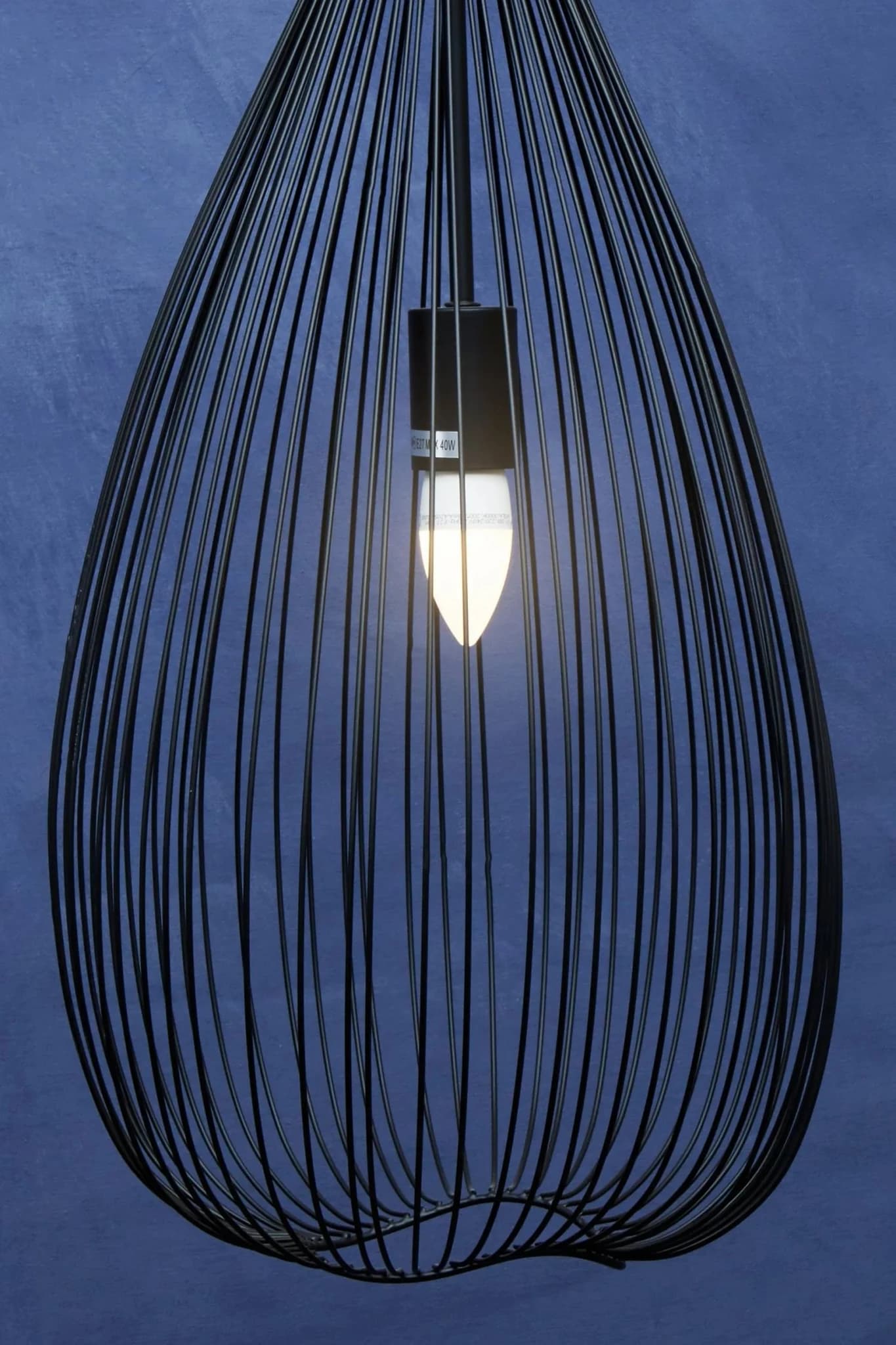 Lavis Teardrop Black Finish Pendant Light - Pendant lights, photo 4 of 8