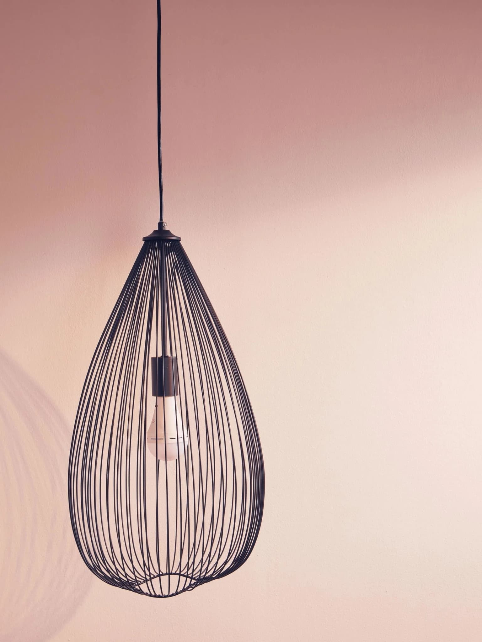 Lavis Teardrop Black Finish Pendant Light - Pendant lights, photo 2 of 8