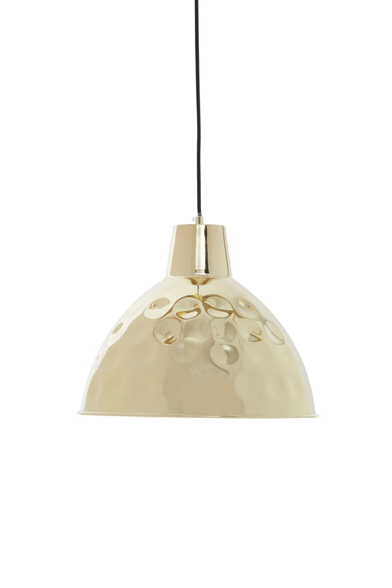 Leni Gold Finish Hammered Pendant Light 35cm - Pendant lights, photo 4 of 4