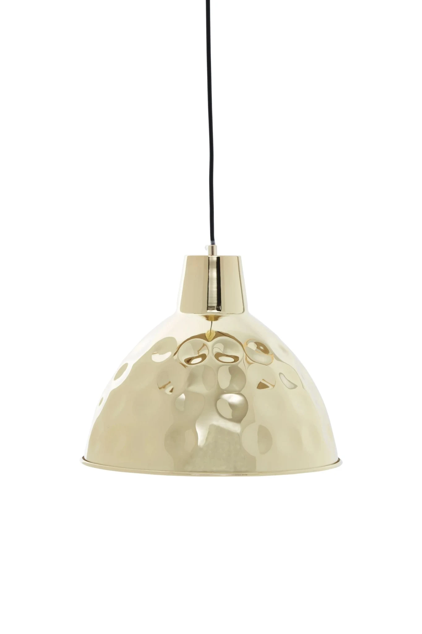 Leni Gold Finish Hammered Pendant Light 35cm - Pendant lights, photo 3 of 4