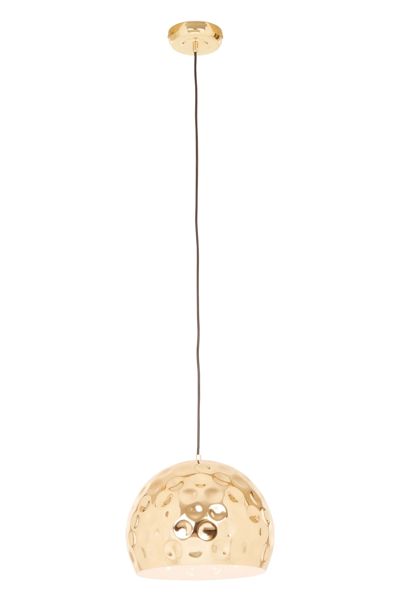Leni Gold Finish Dome Pendant Light - Pendant lights, photo 2 of 4