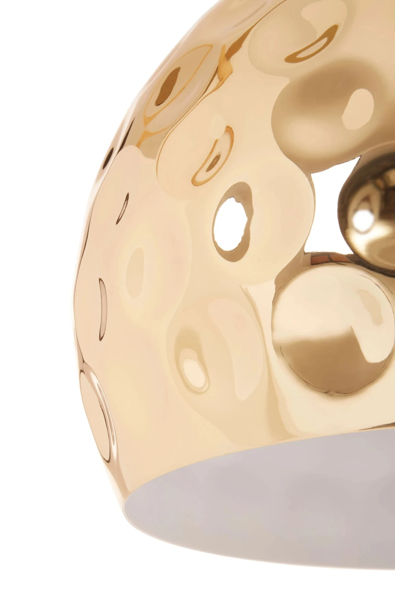 Leni Gold Finish Dome Pendant Light - Pendant lights, photo 3 of 4