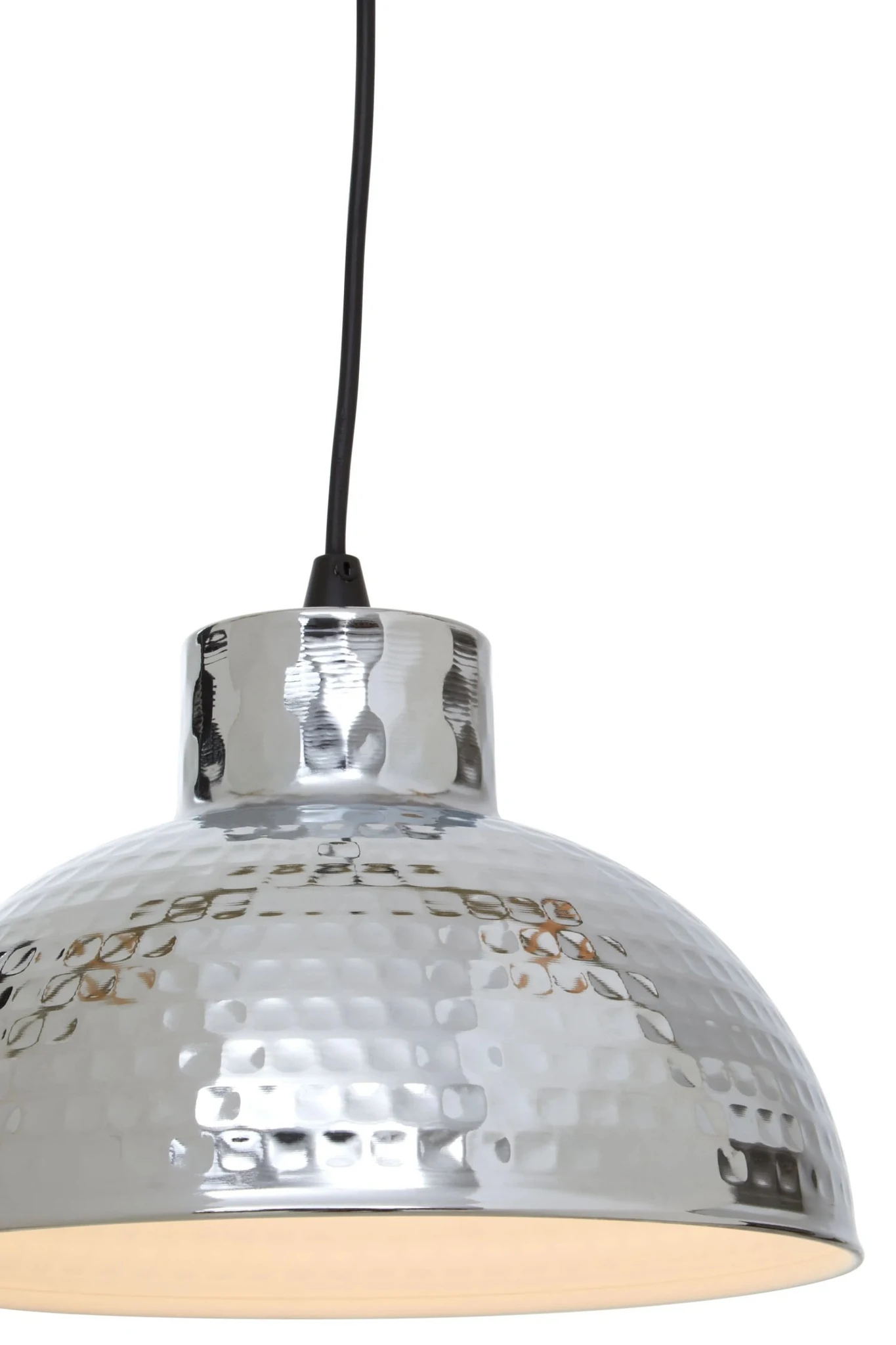 New Foundry Chrome Finish Iron Pendant light - Pendant lights, photo 7 of 7