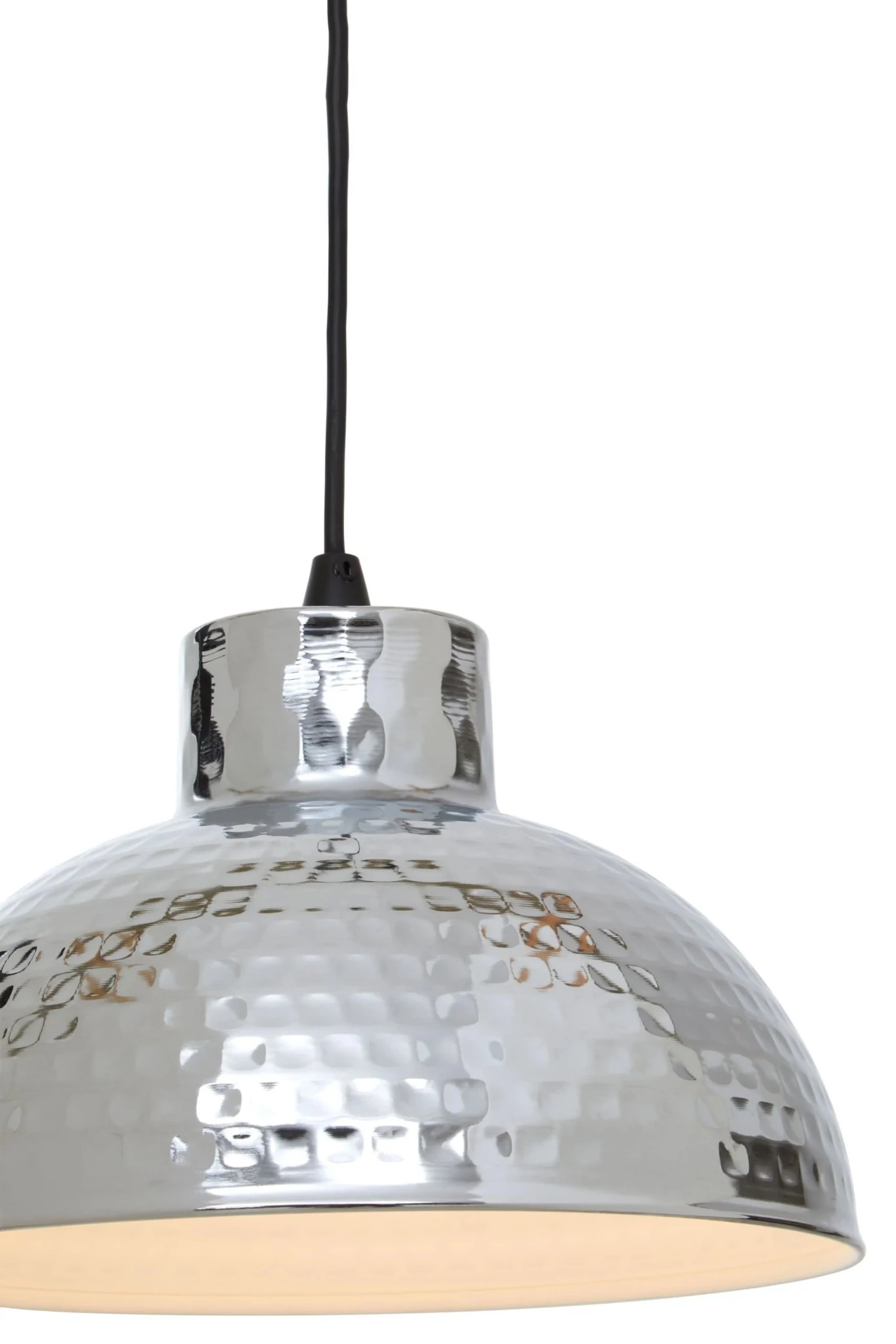 New Foundry Chrome Finish Iron Pendant light - Pendant lights, photo 4 of 7