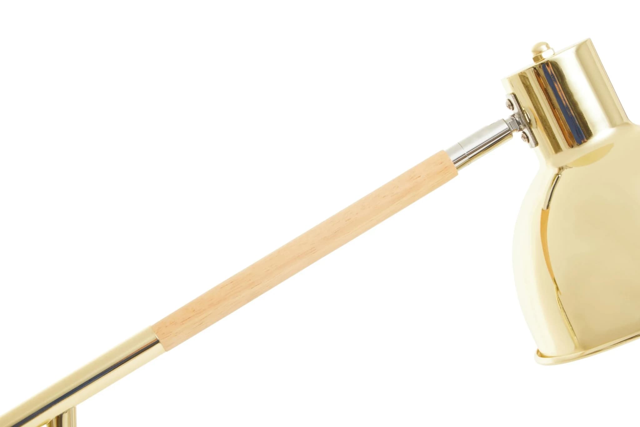 Stockholm Shiny Brass Adjustable Floor Lamp - Floor lamps, photo 7 of 8