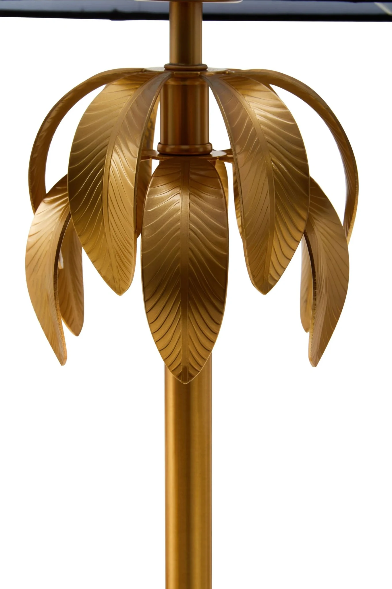 Herta Gold Finish Palm Tree Design Table Lamp - Table lamps, photo 4 of 6