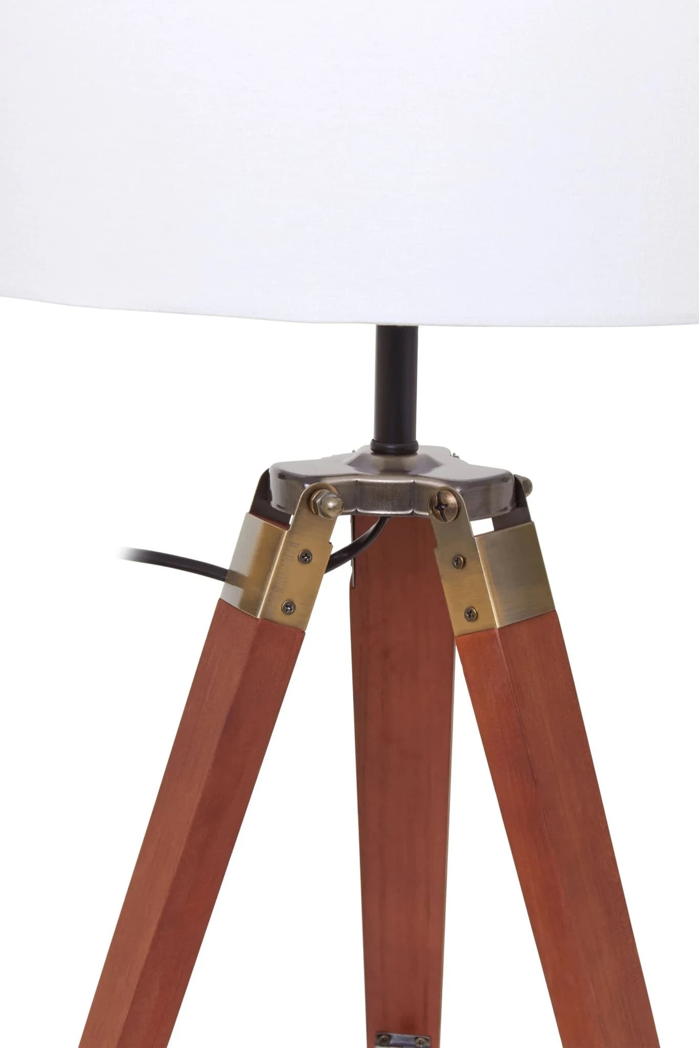 Malvern Tripod Table Lamp With Brown Base - Table lamps, photo 8 of 8