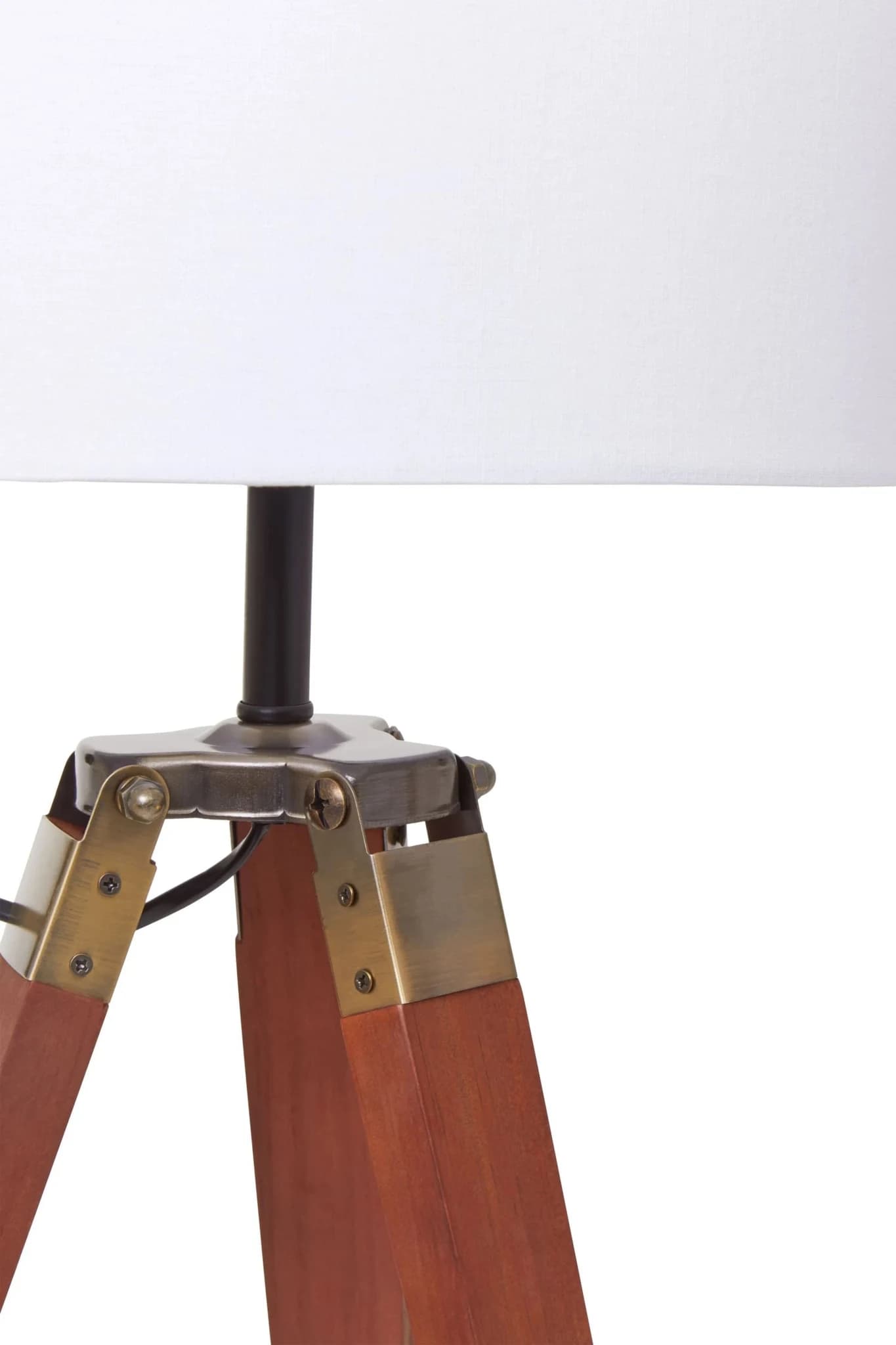 Malvern Tripod Table Lamp With Brown Base - Table lamps, photo 6 of 8