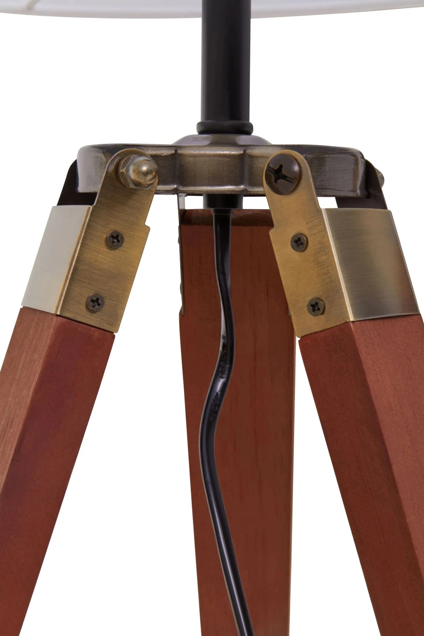 Malvern Tripod Table Lamp With Brown Base - Table lamps, photo 4 of 8