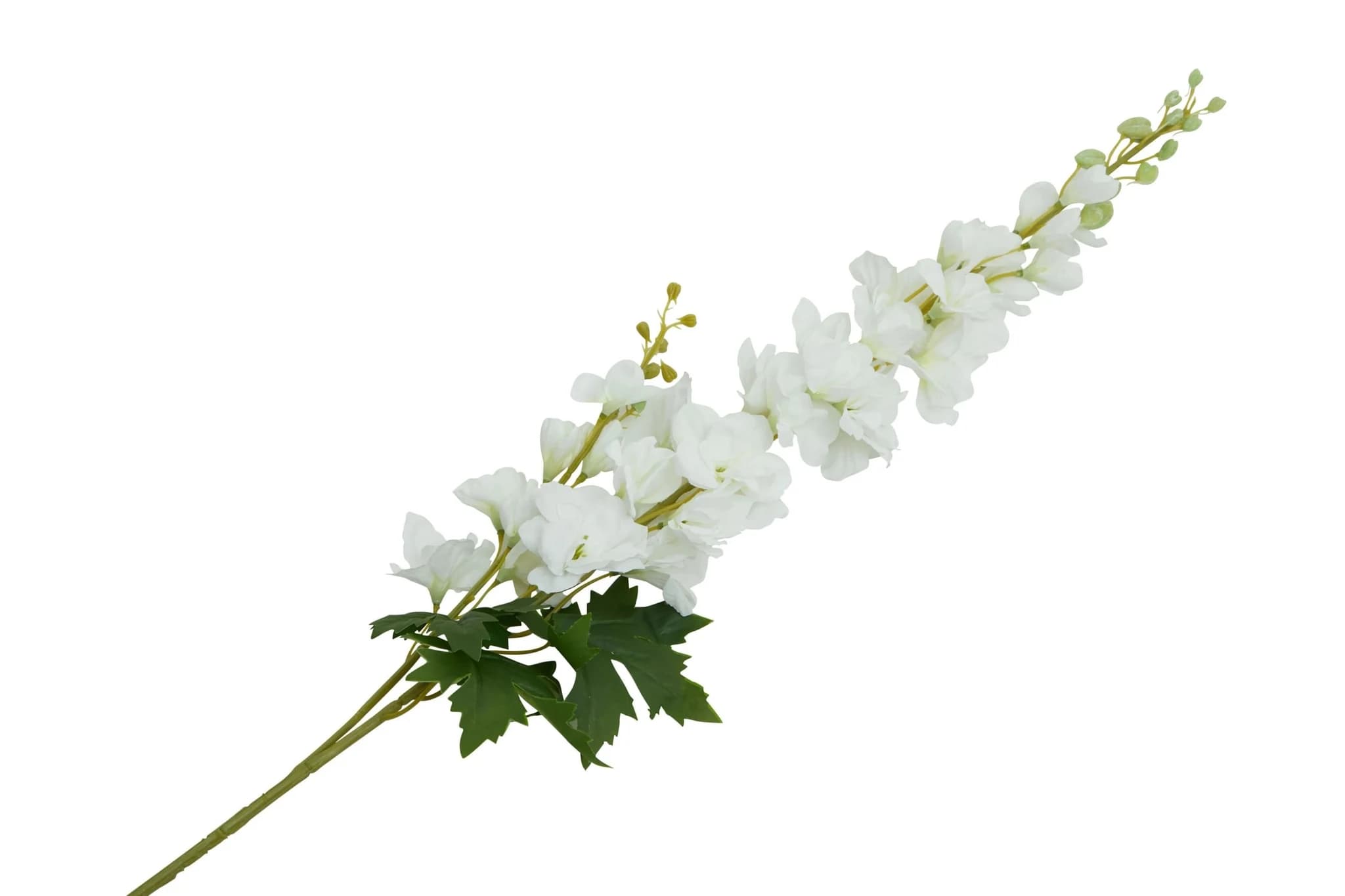 Fiori Tall White Delphinium Flower Stem - Decorative, photo 7 of 8