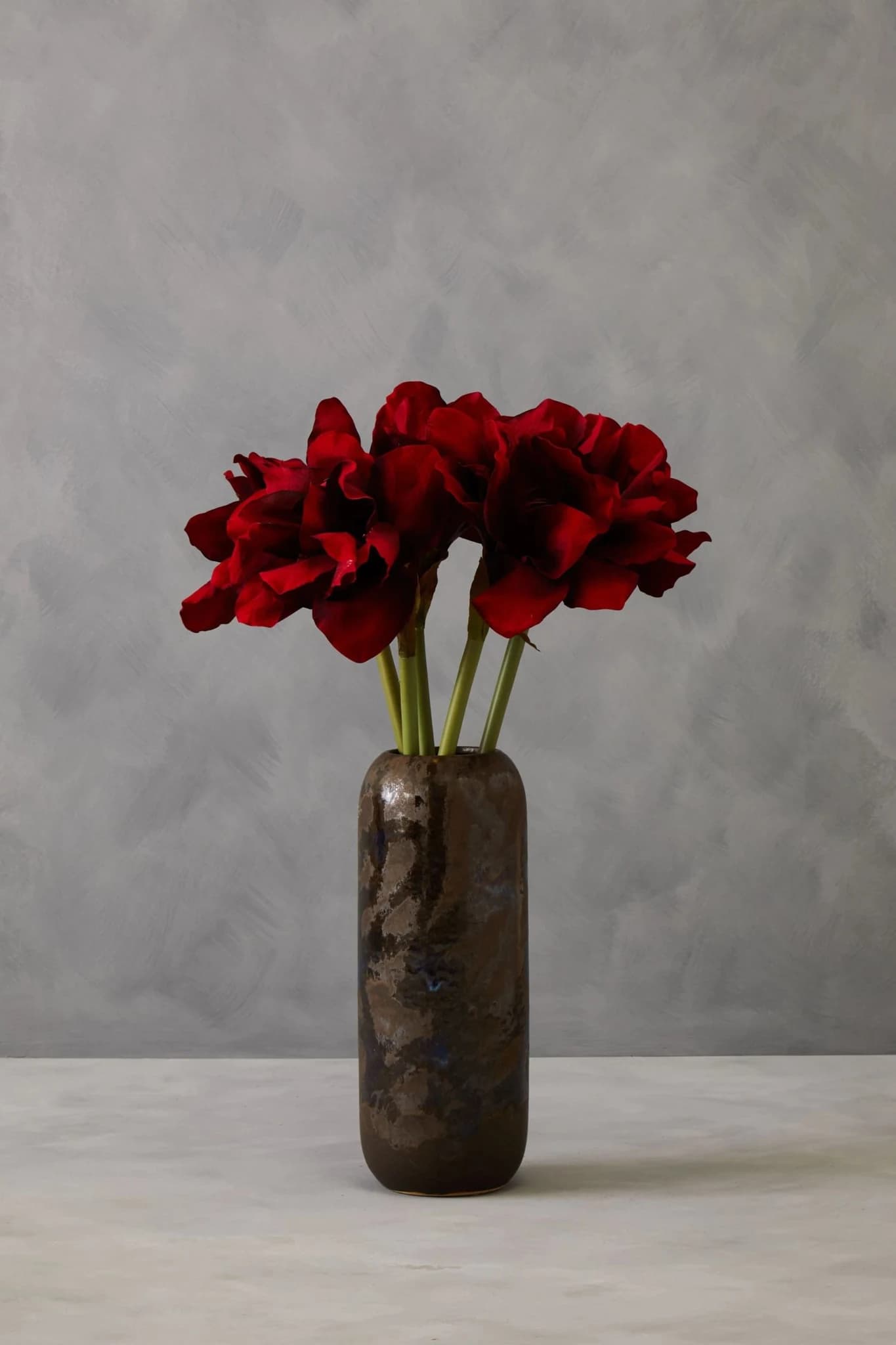 Fiori Burgundy Amarylilis Flower Stem - Decorative, photo 3 of 7