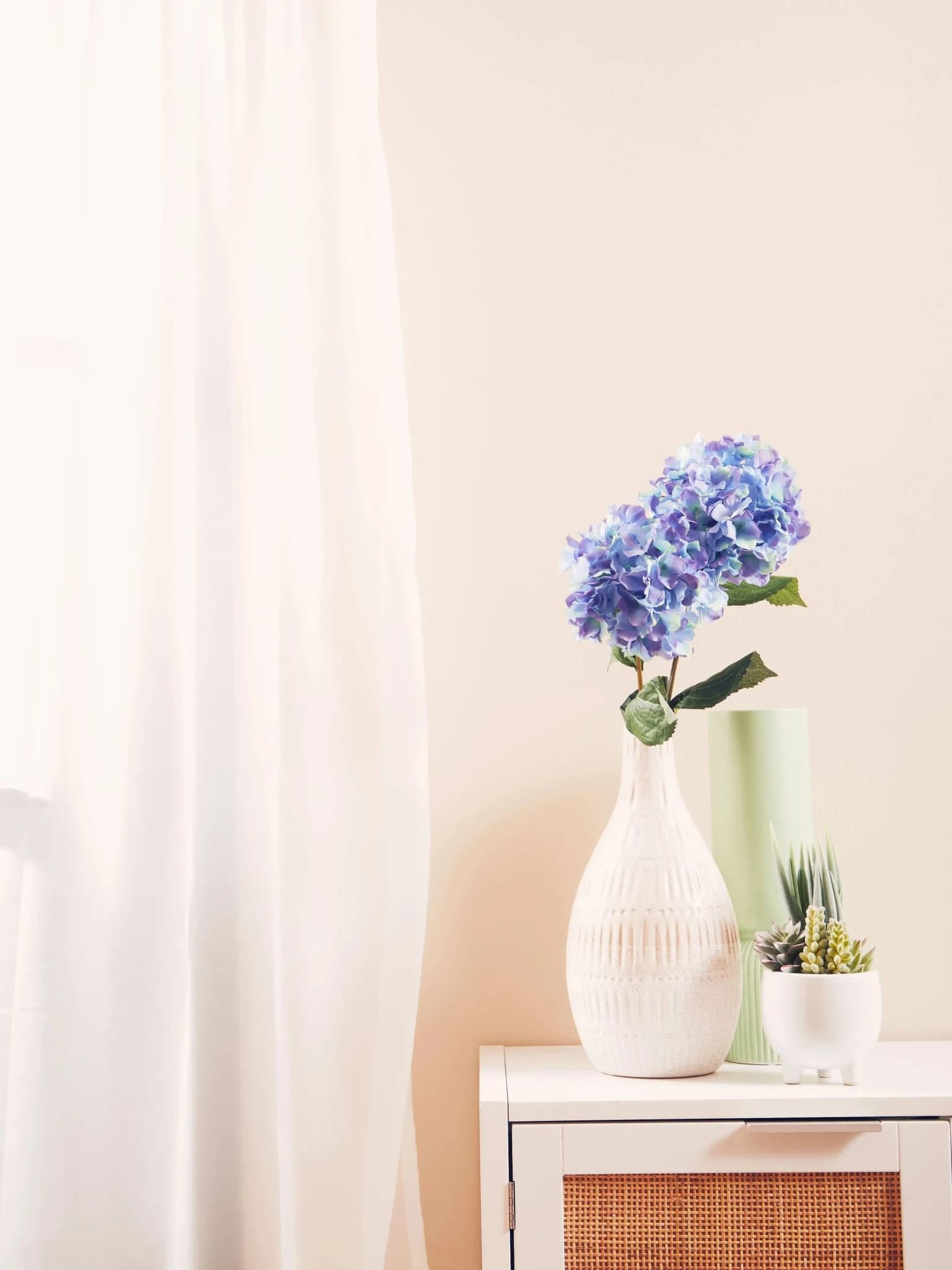 Fiori Blue Hydrangea Flower Stem - Decorative, photo 3 of 8