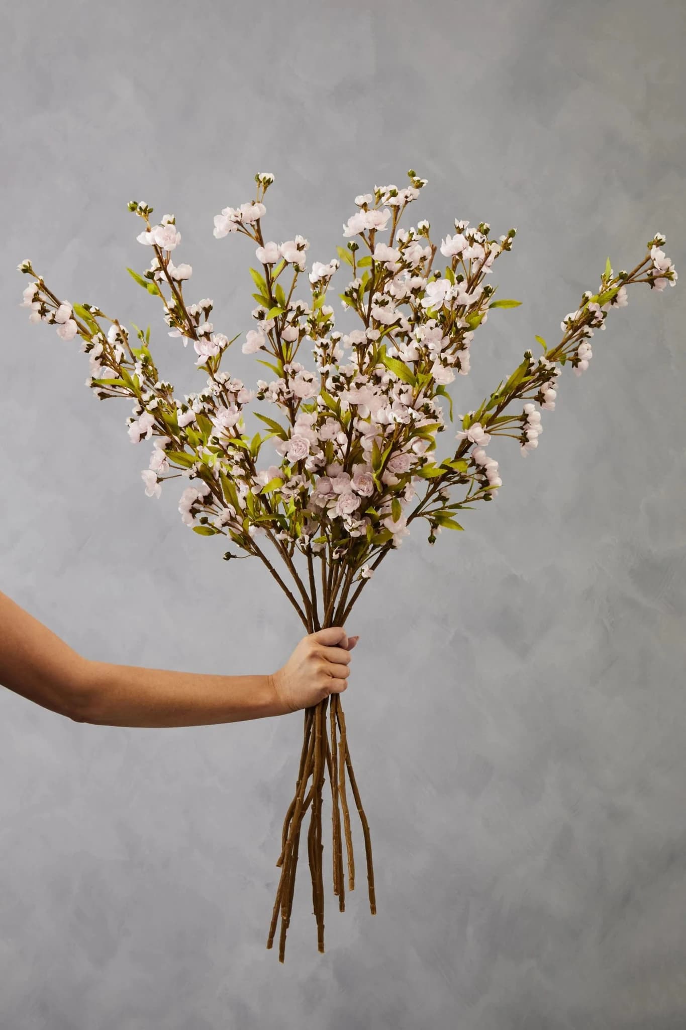 Fiori Tall Pink Cherry Blossom Spray Flower Stem - Decorative, photo 5 of 8