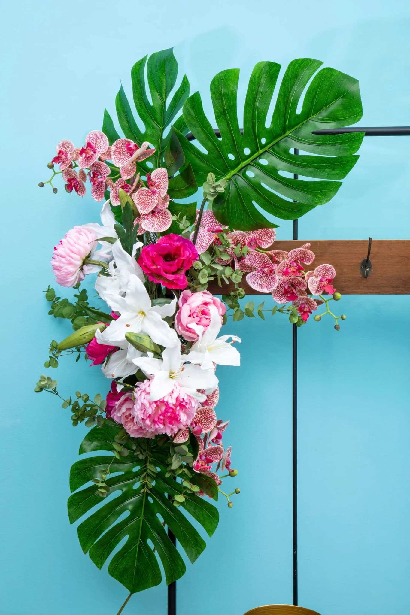 Fiori Tall Monstera Palm Stem - Decorative, photo 6 of 8