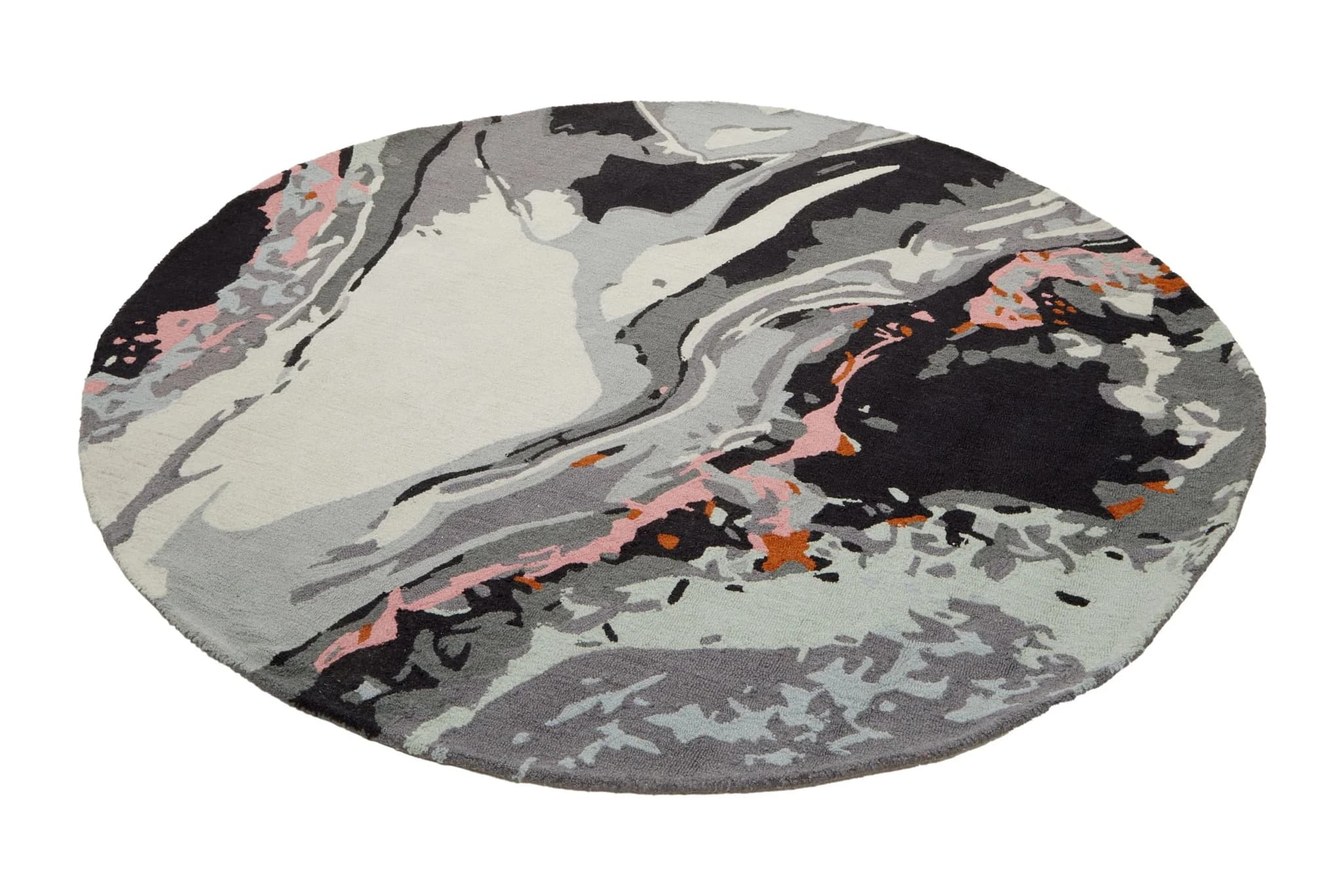 Bosie Moyo Round Rug - Decorative, photo 3 of 6