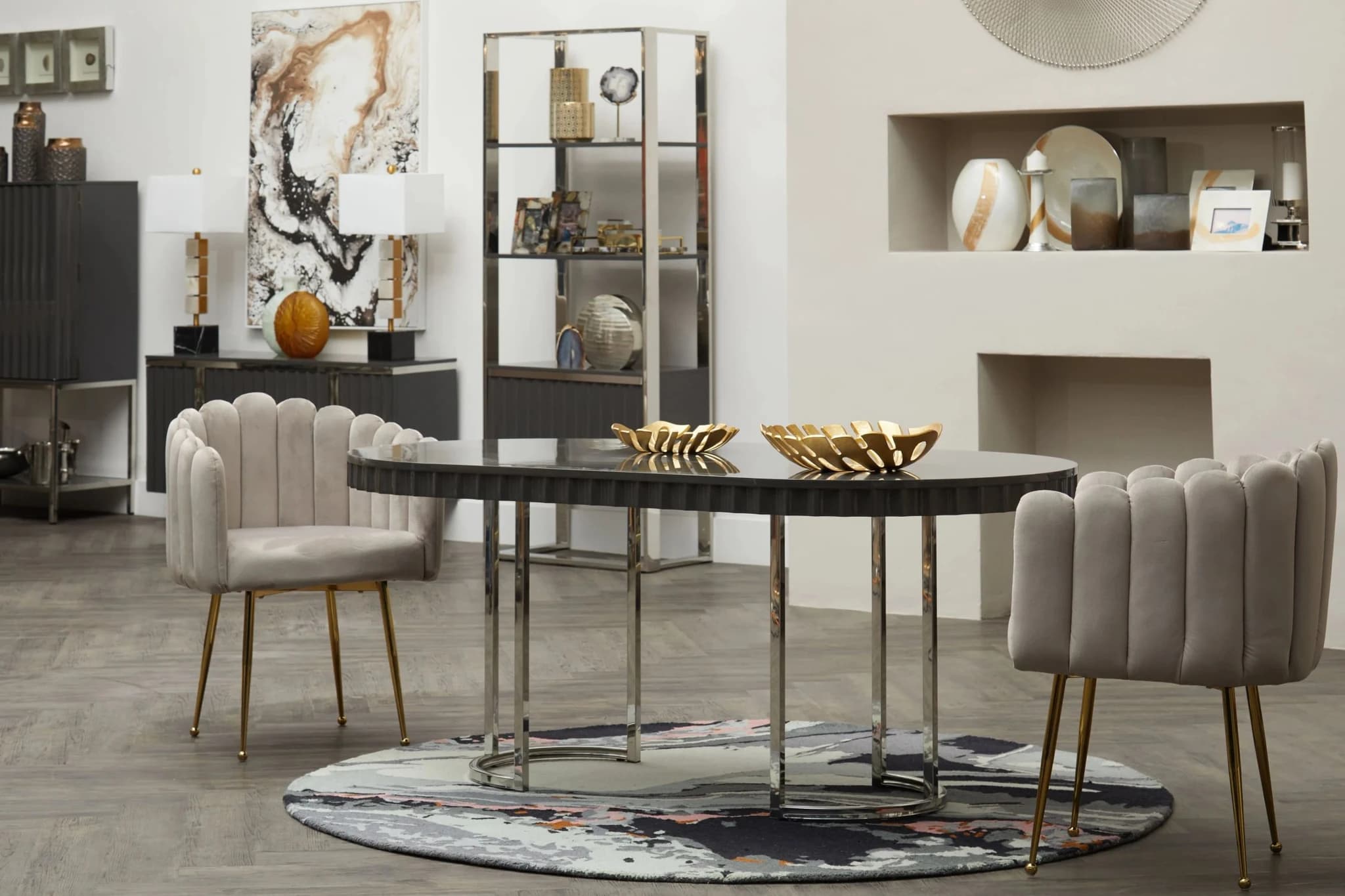 Bosie Moyo Round Rug - Decorative, photo 2 of 6