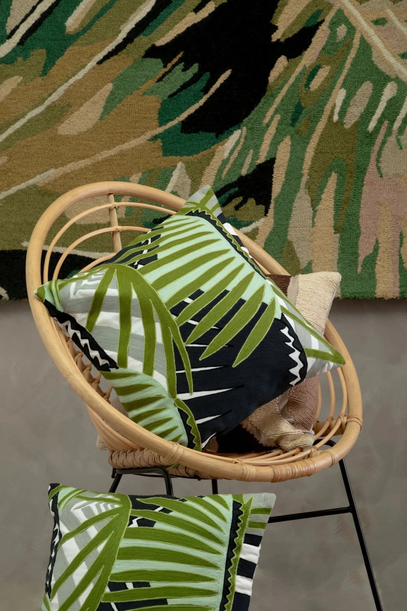Bosie Moyo Green Rug - Decorative, photo 2 of 6