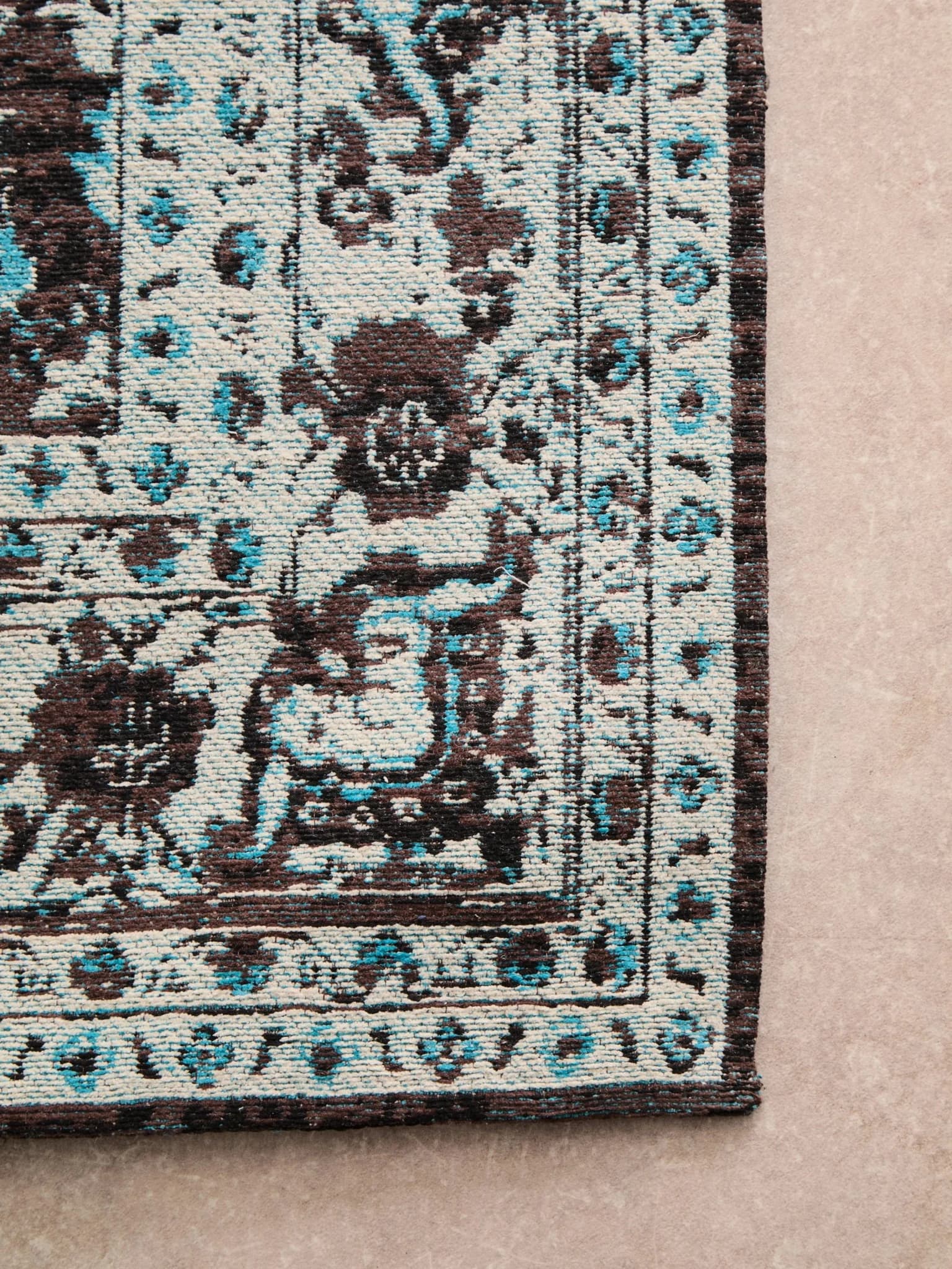 Bosie Morvi Large Teal Rug - Decorative, photo 6 of 8