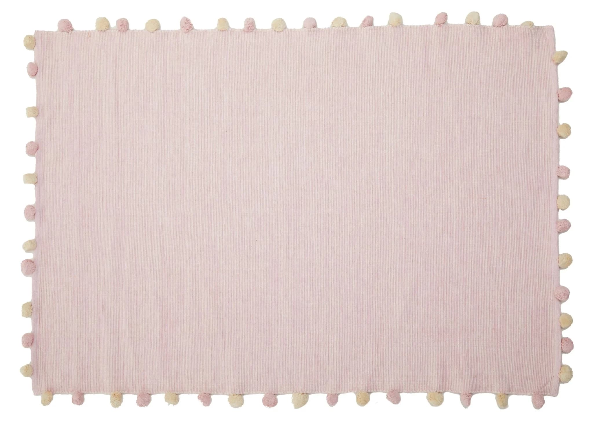 Kids Rectangular Pink Rug - Decorative, photo 2 of 2