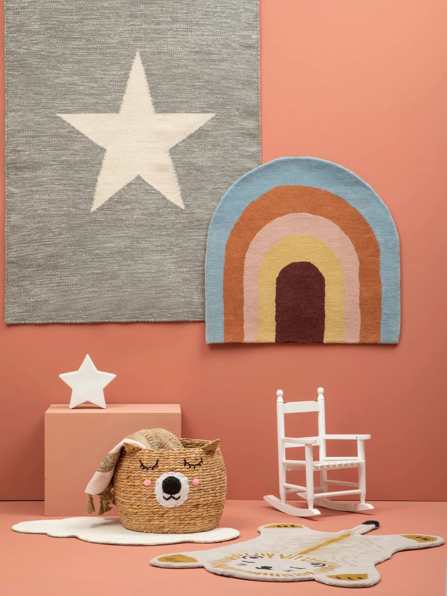 Kids Rainbow Rug - Decorative, photo 3 of 3