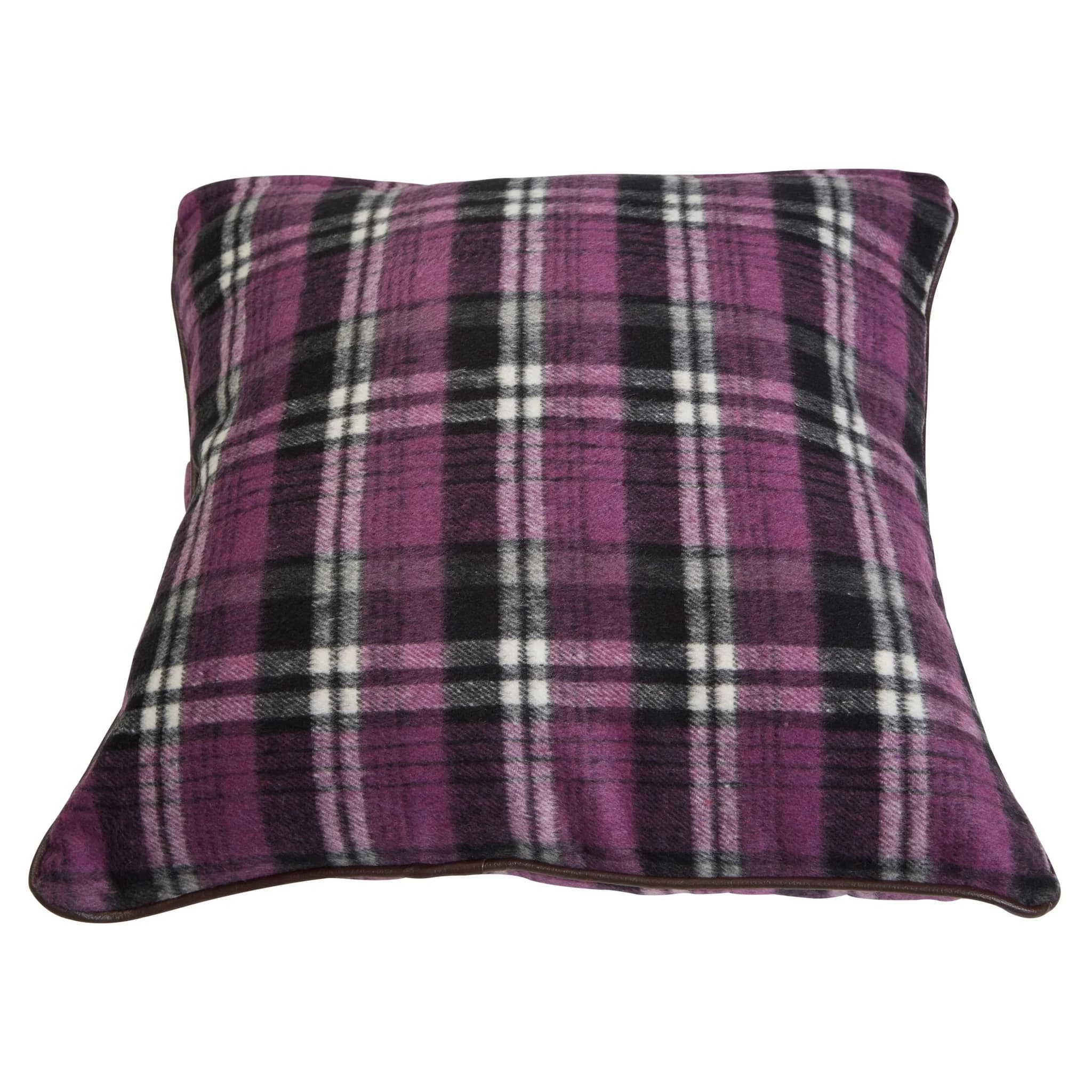 Bute Purple Check Tartan Cushion - Decorative, photo 2 of 3